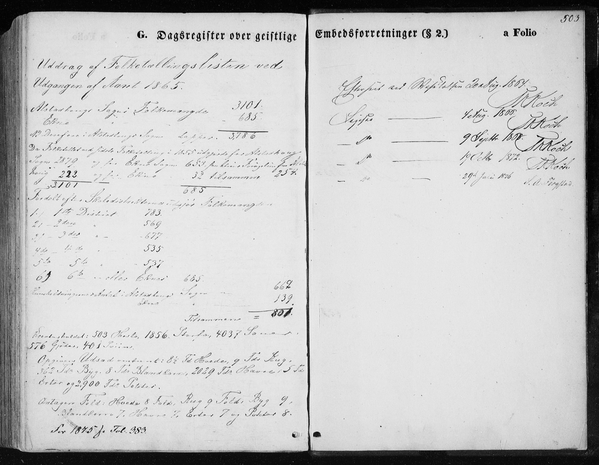 Ministerialprotokoller, klokkerbøker og fødselsregistre - Nord-Trøndelag, SAT/A-1458/717/L0157: Ministerialbok nr. 717A08 /1, 1863-1877, s. 503