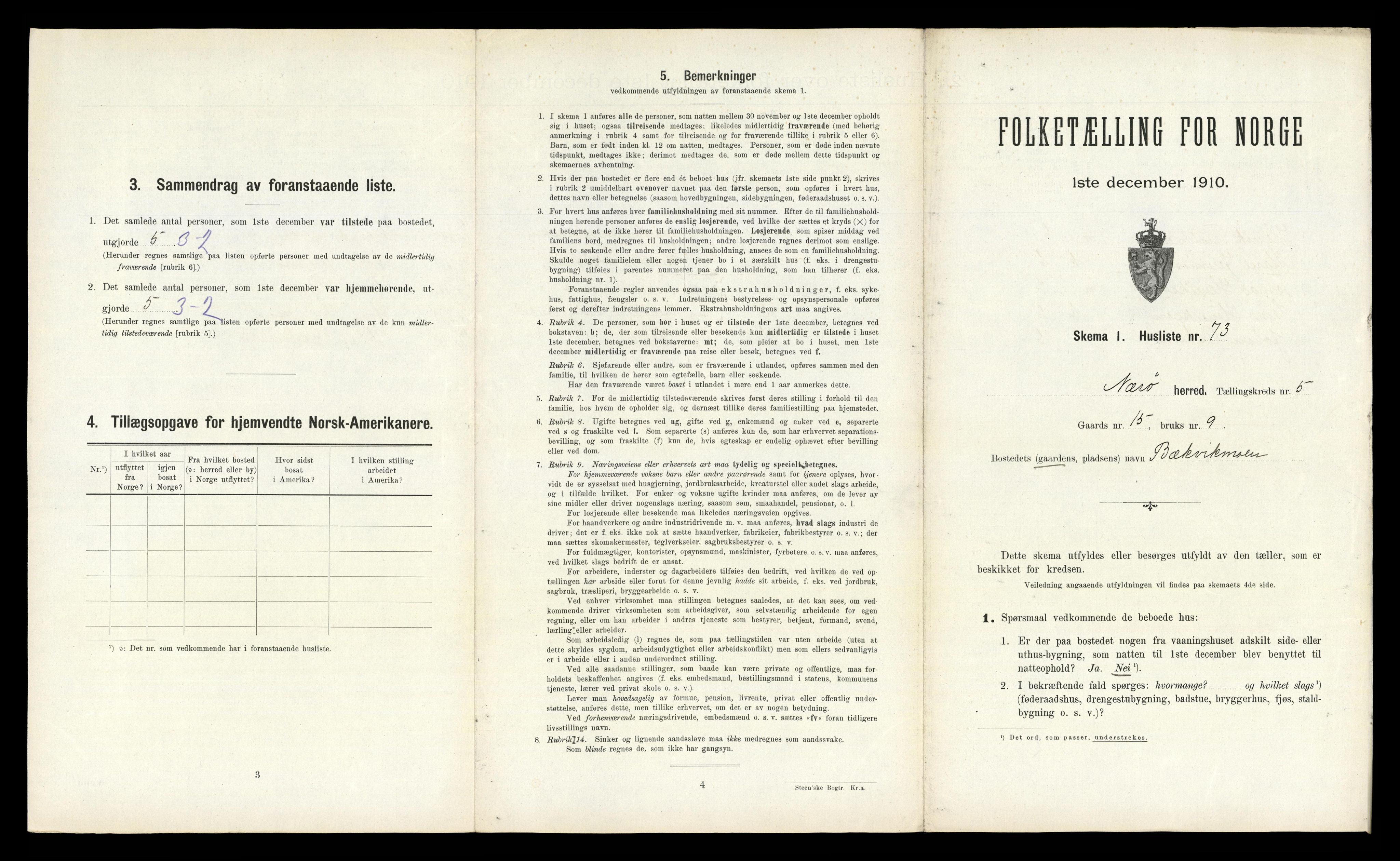 RA, Folketelling 1910 for 1751 Nærøy herred, 1910, s. 439