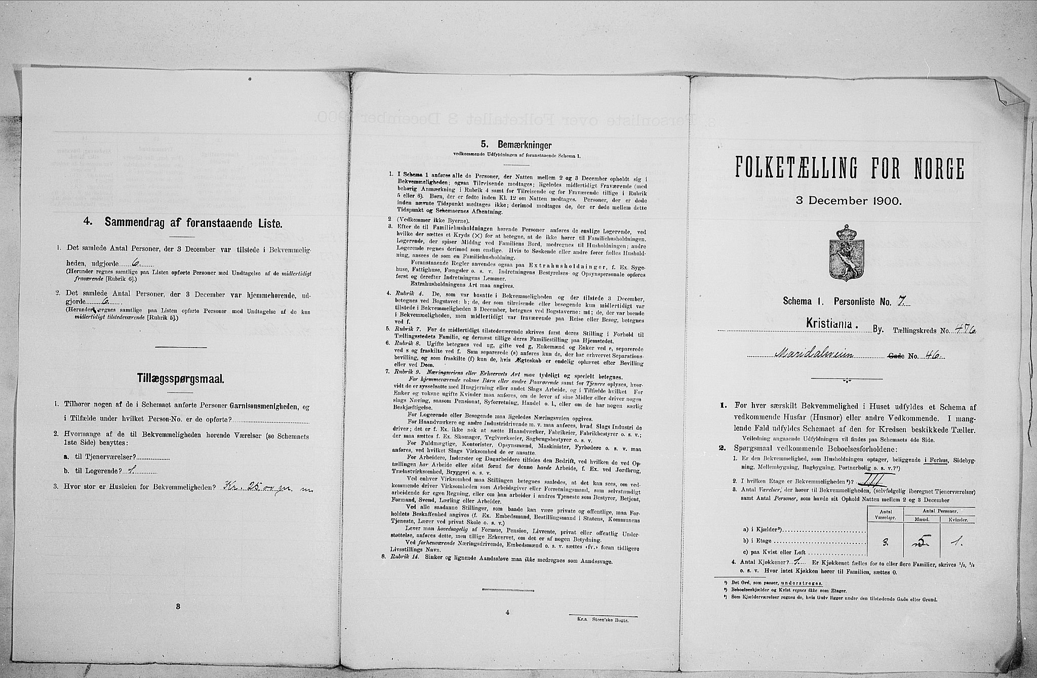 SAO, Folketelling 1900 for 0301 Kristiania kjøpstad, 1900, s. 55810