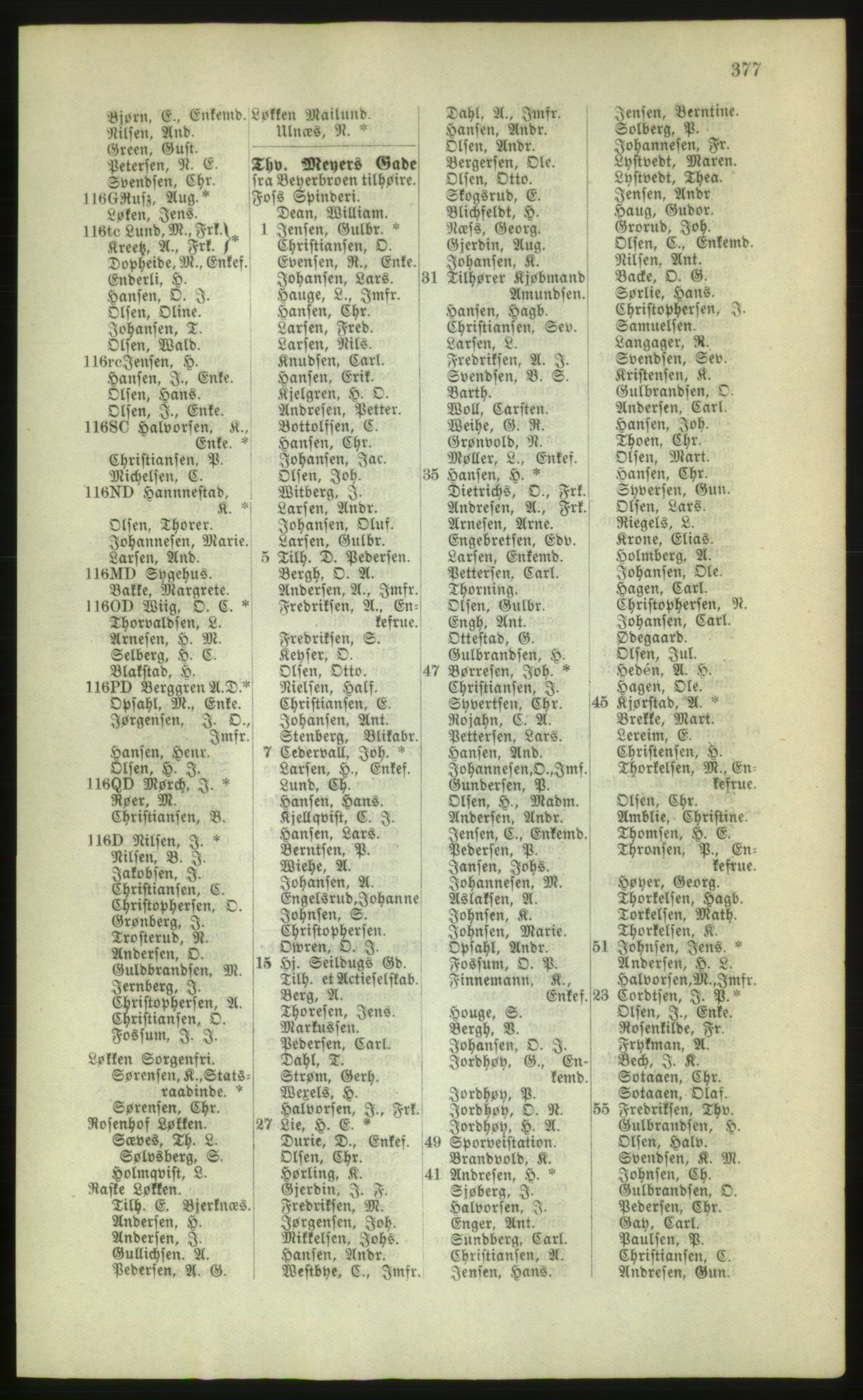 Kristiania/Oslo adressebok, PUBL/-, 1880, s. 377