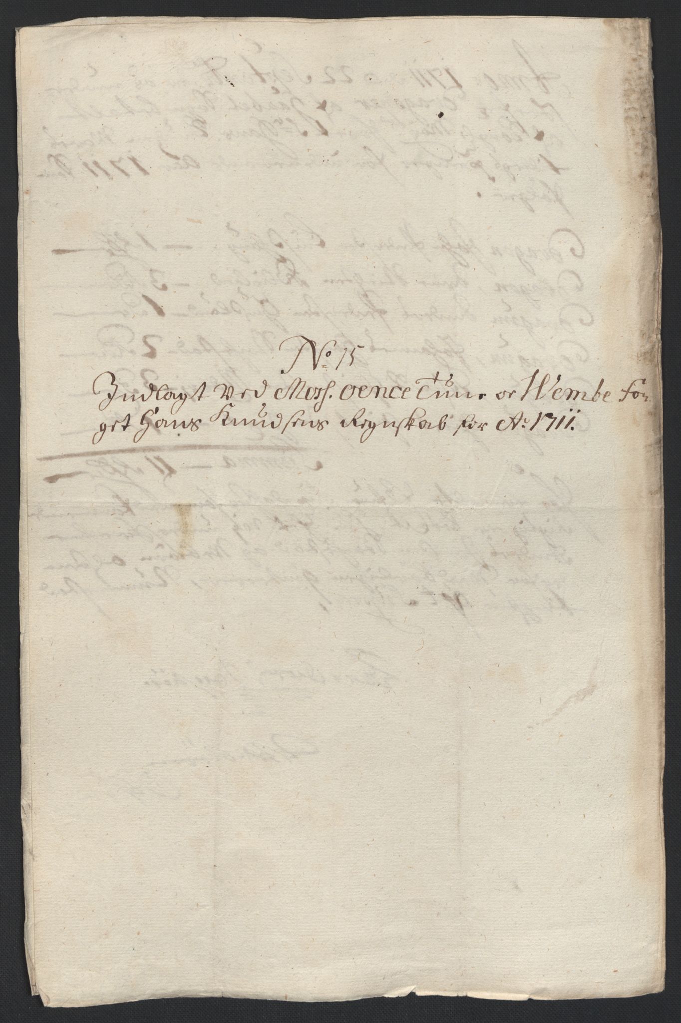 Rentekammeret inntil 1814, Reviderte regnskaper, Fogderegnskap, AV/RA-EA-4092/R04/L0136: Fogderegnskap Moss, Onsøy, Tune, Veme og Åbygge, 1711, s. 136