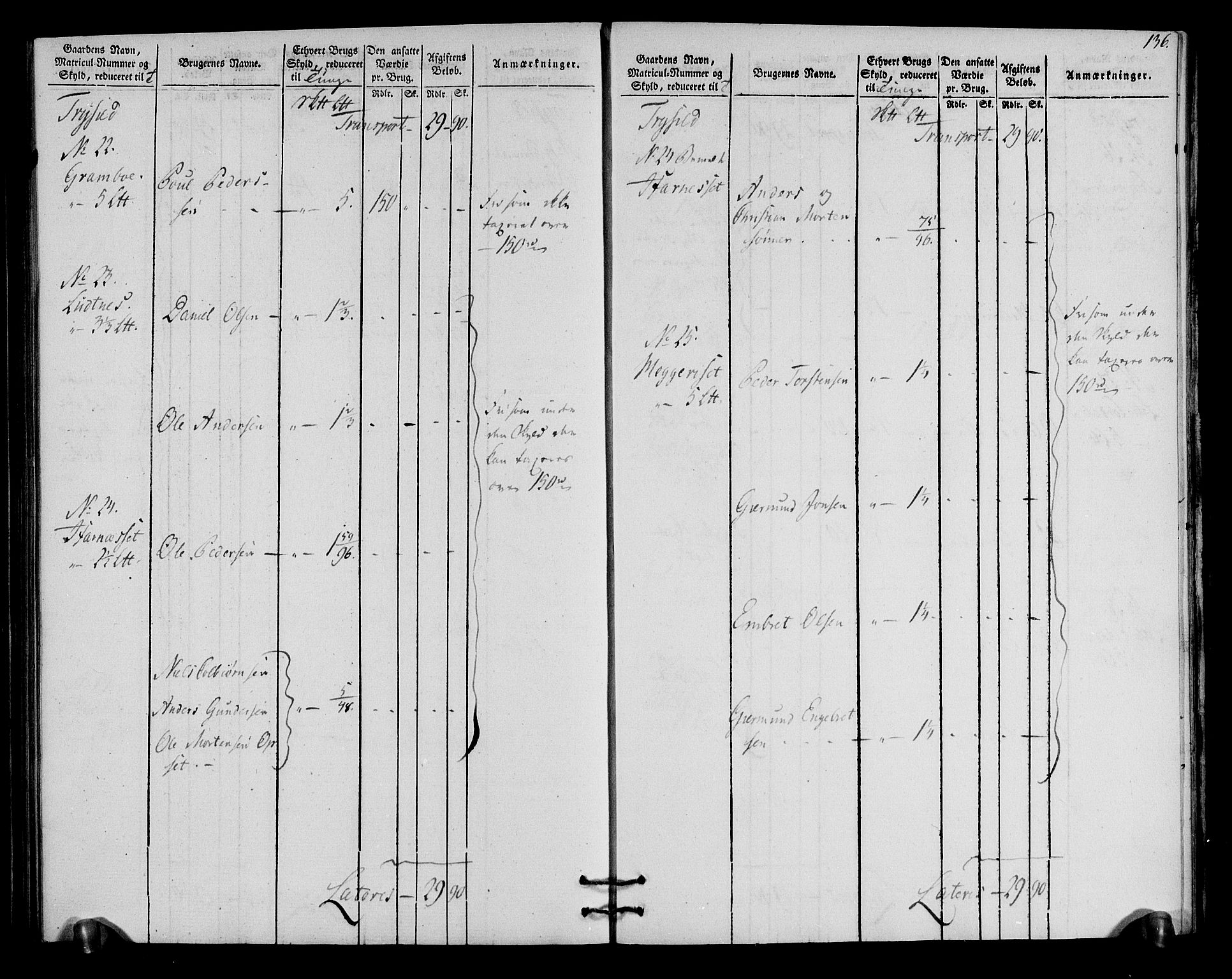 Rentekammeret inntil 1814, Realistisk ordnet avdeling, AV/RA-EA-4070/N/Ne/Nea/L0030: Østerdal fogderi. Oppebørselsregister, 1803-1804, s. 139