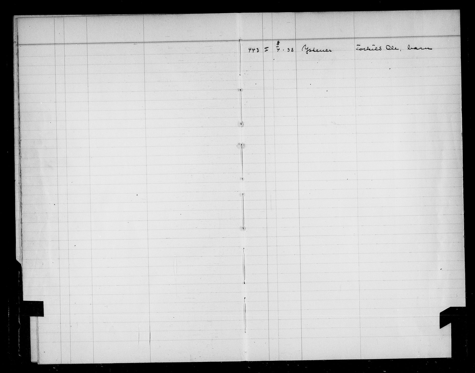 Oslo skifterett, AV/SAO-A-10383/F/Fa/Faa/L0038: Navneregister, 1938