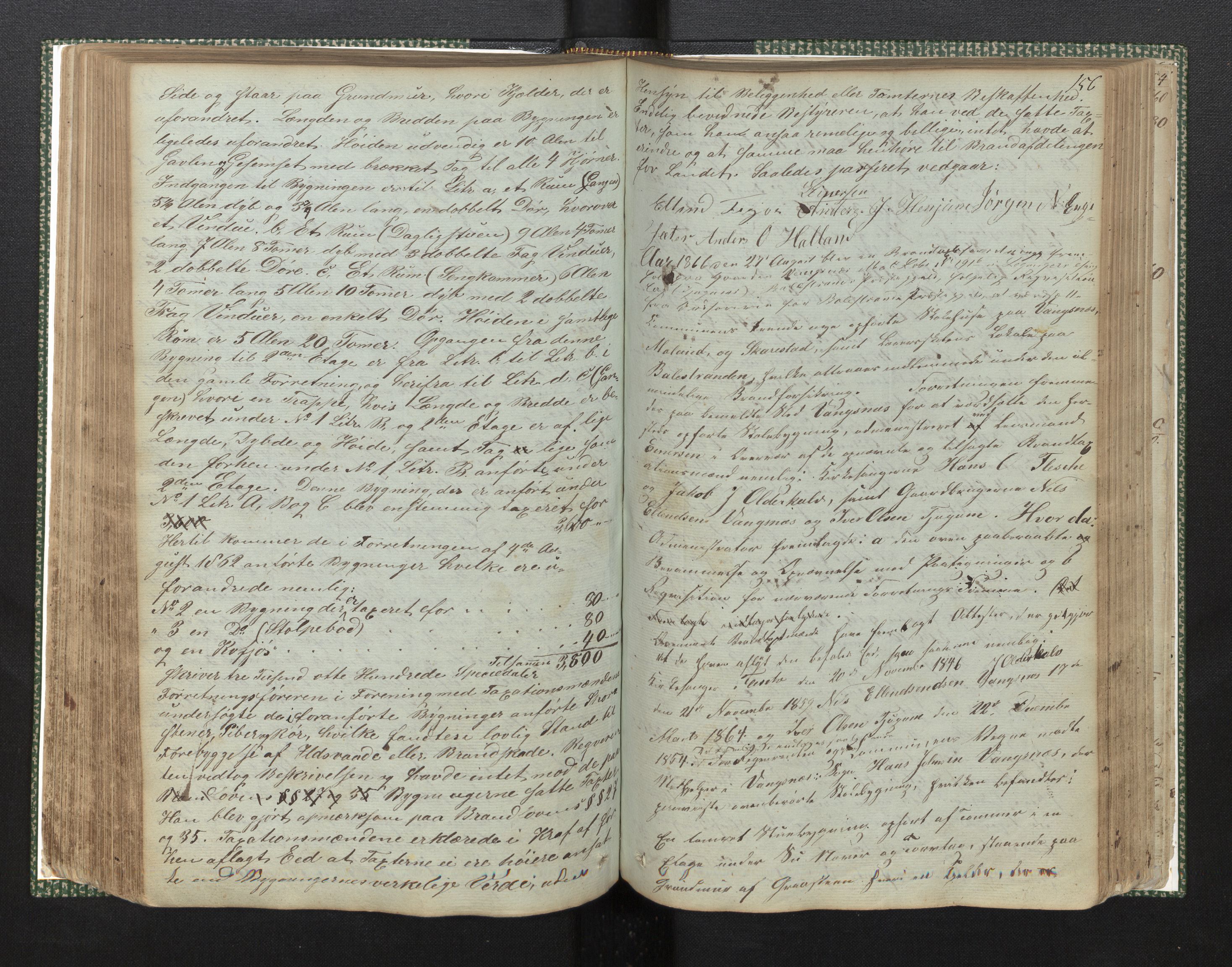 Lensmannen i Leikanger, AV/SAB-A-29201/0012/L0001: Branntakstprotokoll, 1846-1868, s. 155b-156a