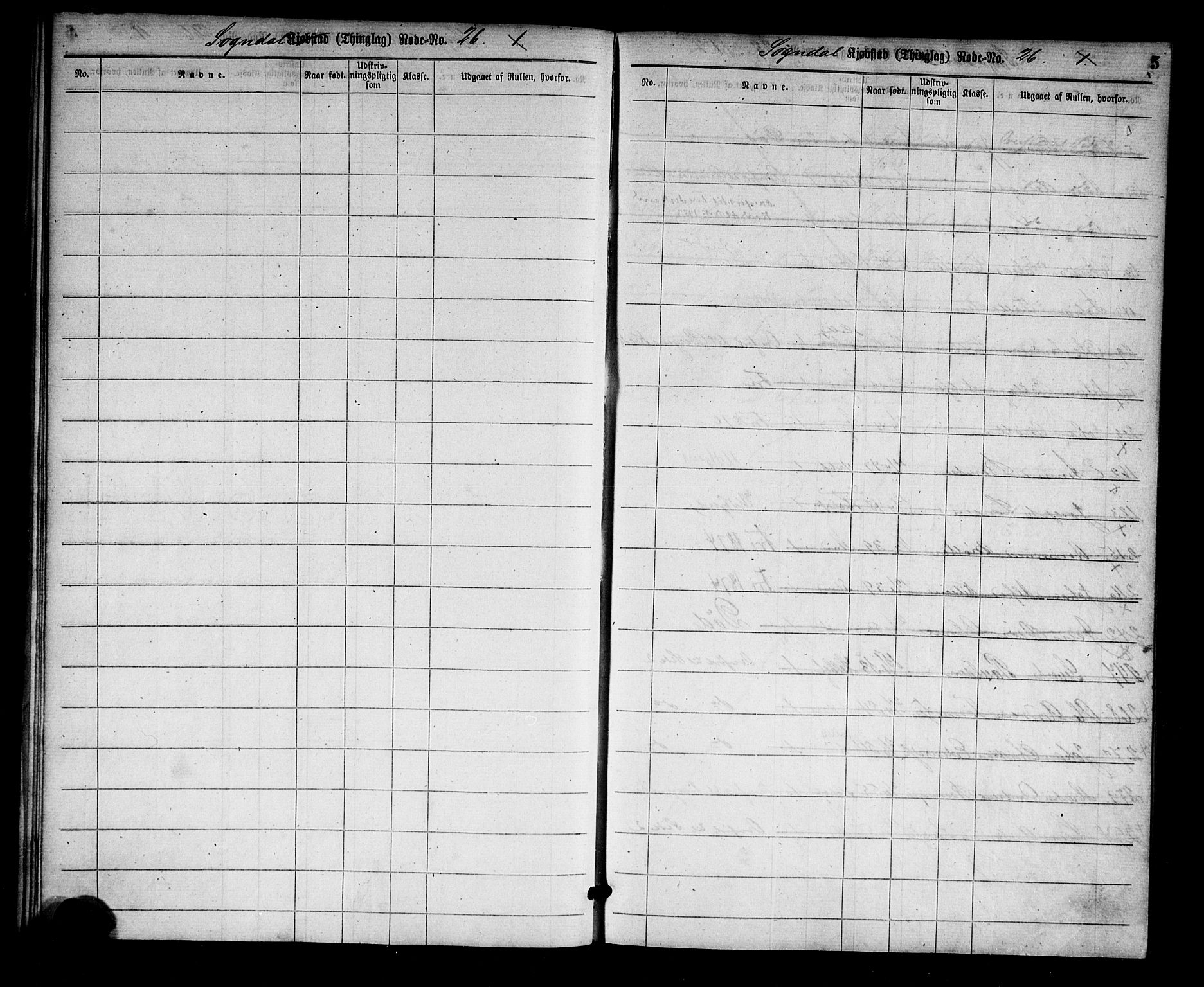 Sogndal mønstringskrets, AV/SAK-2031-0020/F/Ff/L0001: Utskrivningsregisterrulle, nr som i hovedrulle, P-6, 1860-1900, s. 12