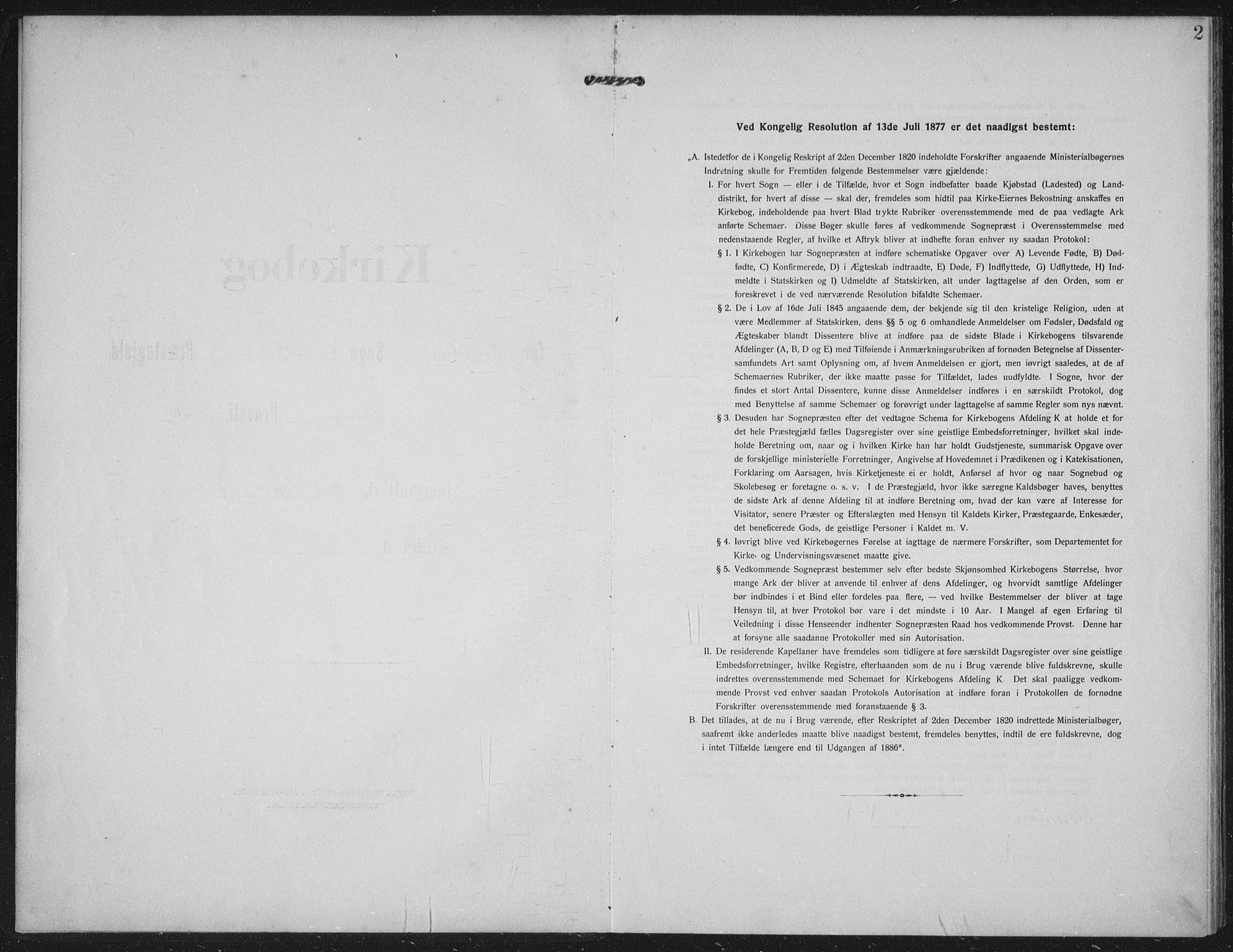 Hetland sokneprestkontor, AV/SAST-A-101826/30/30BA: Ministerialbok nr. A 14, 1905-1919, s. 2