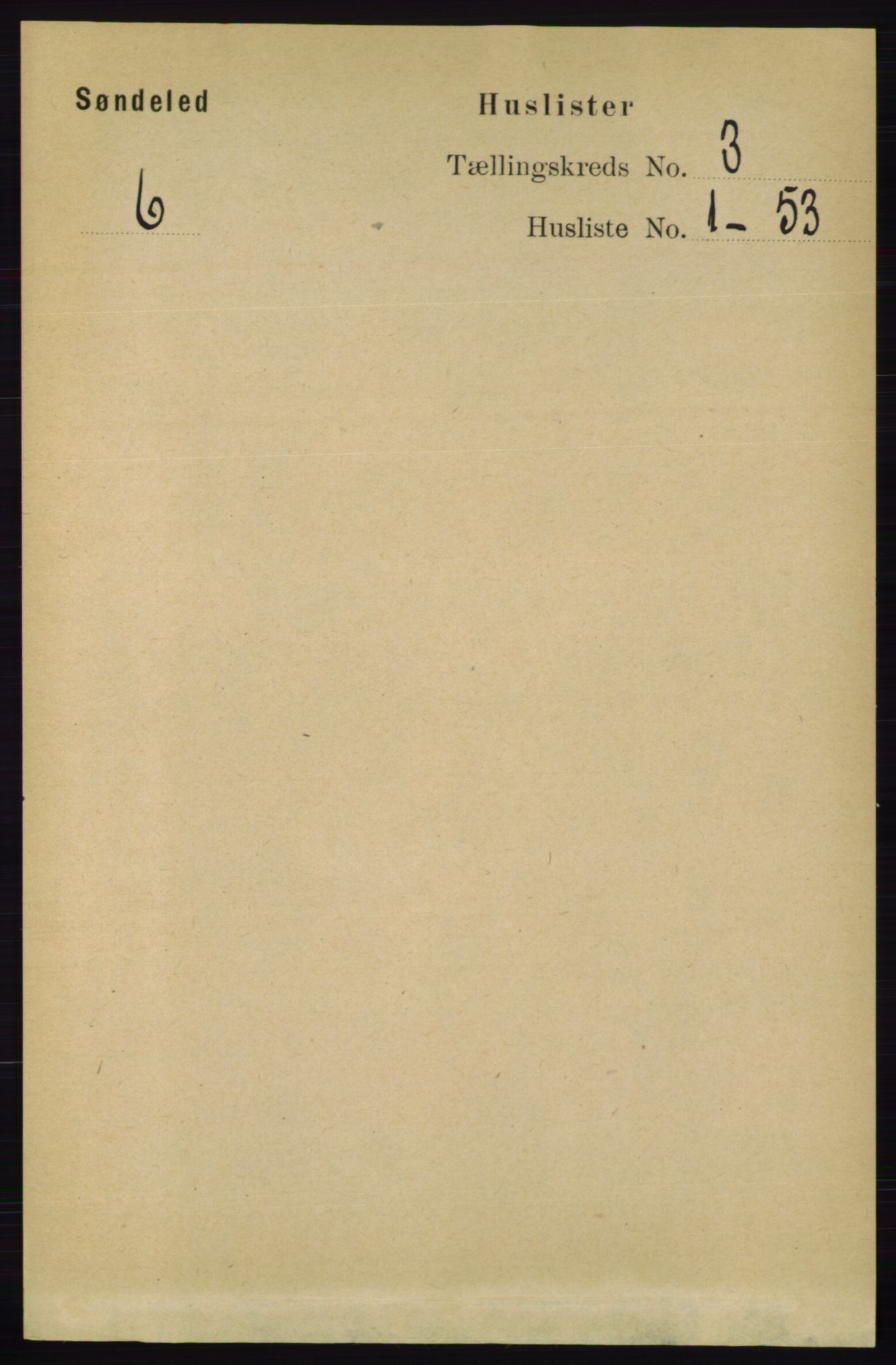 RA, Folketelling 1891 for 0913 Søndeled herred, 1891, s. 545