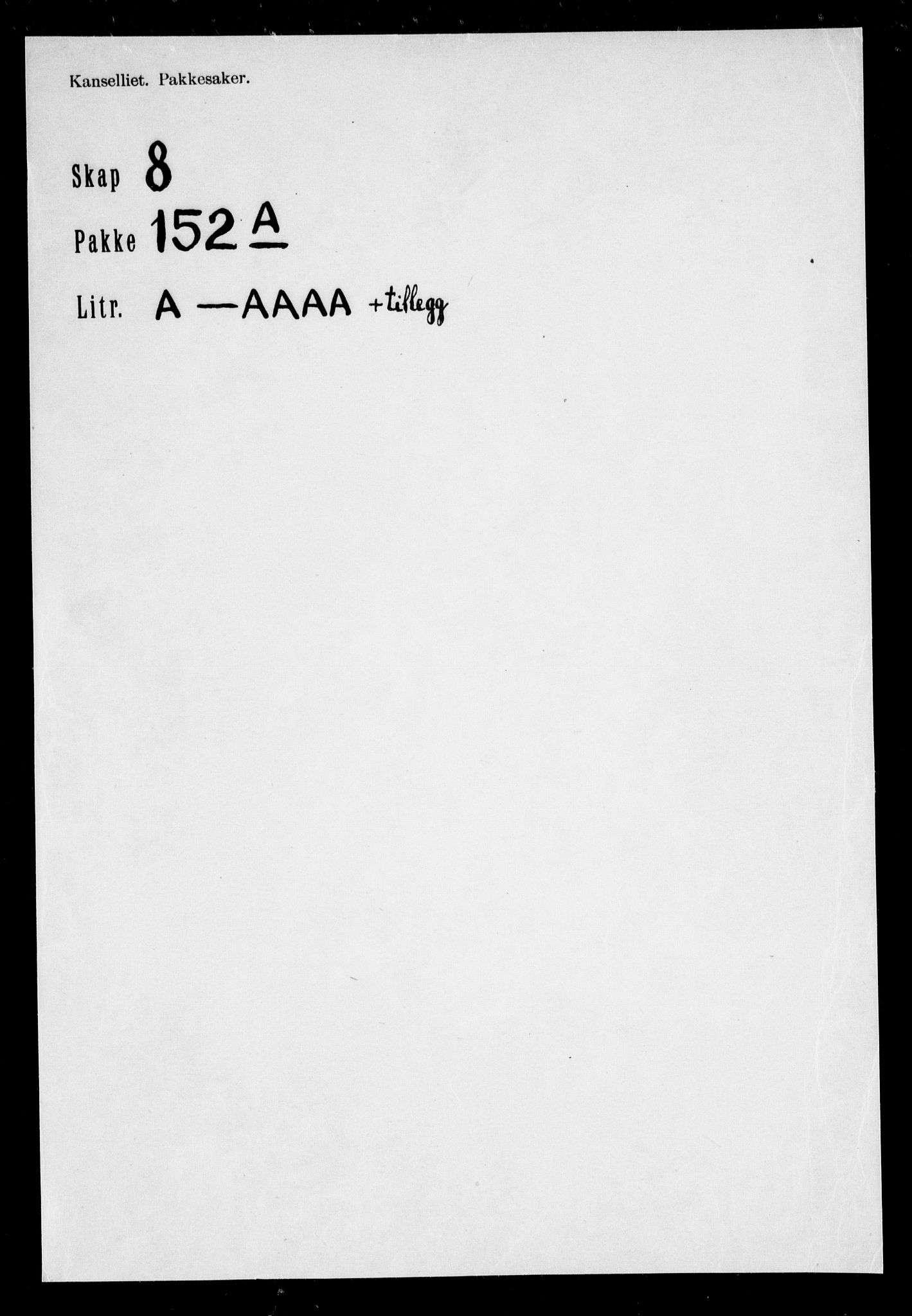 Danske Kanselli, Skapsaker, RA/EA-4061/F/L0012: Skap 8, pakke 152A, 1612-1633, s. 318