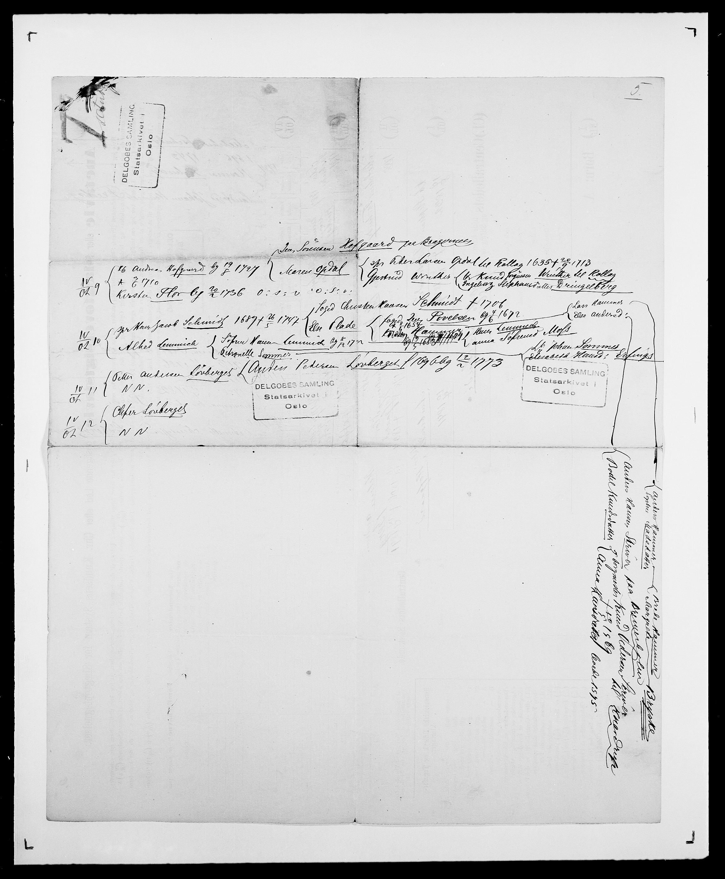 Delgobe, Charles Antoine - samling, AV/SAO-PAO-0038/D/Da/L0039: Thorsen - Urup, s. 445