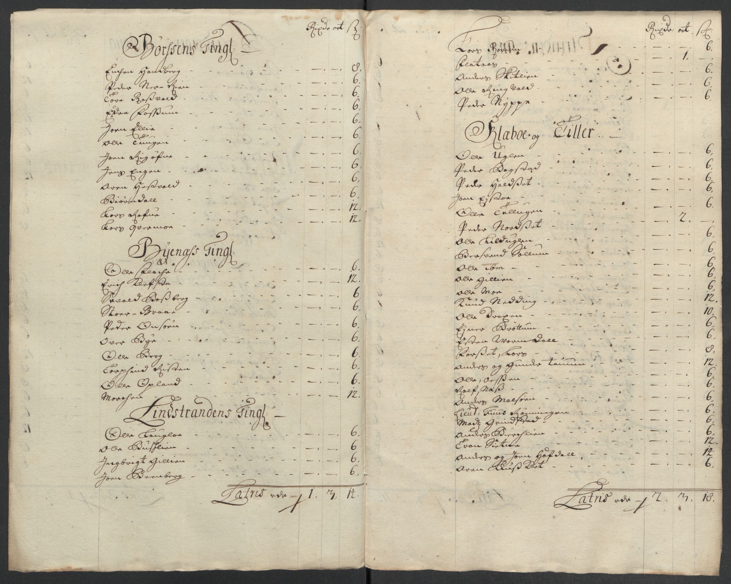 Rentekammeret inntil 1814, Reviderte regnskaper, Fogderegnskap, AV/RA-EA-4092/R61/L4109: Fogderegnskap Strinda og Selbu, 1704-1706, s. 546