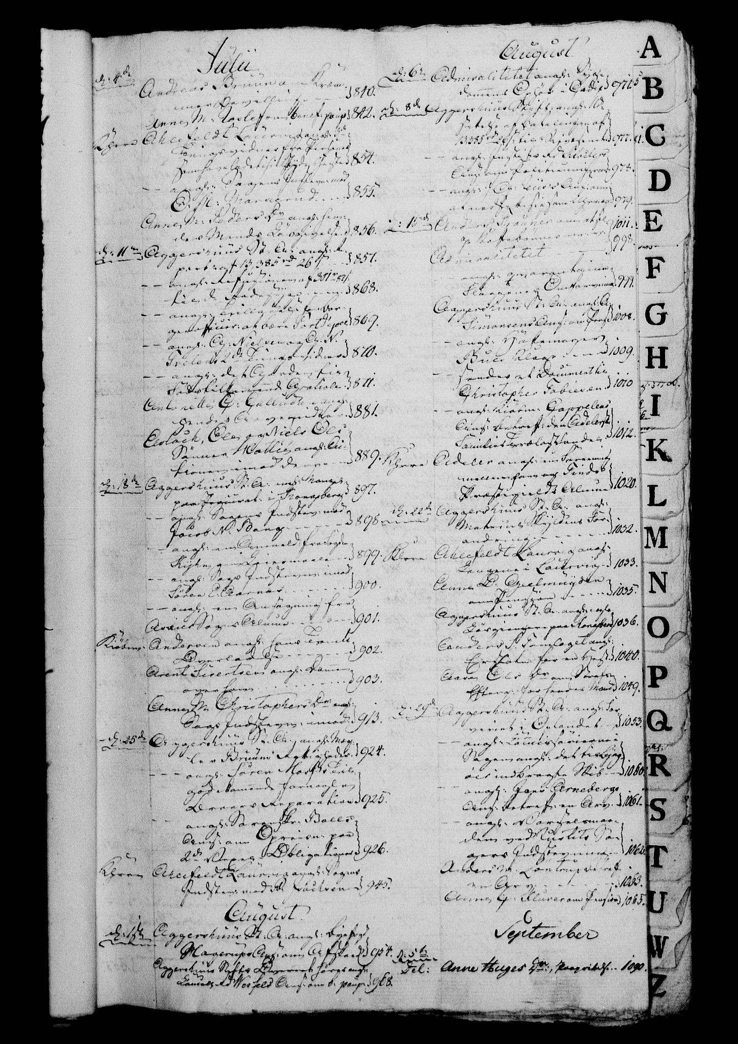 Danske Kanselli 1800-1814, AV/RA-EA-3024/H/Hg/Hga/Hgaa/L0004: Brevbok, 1801