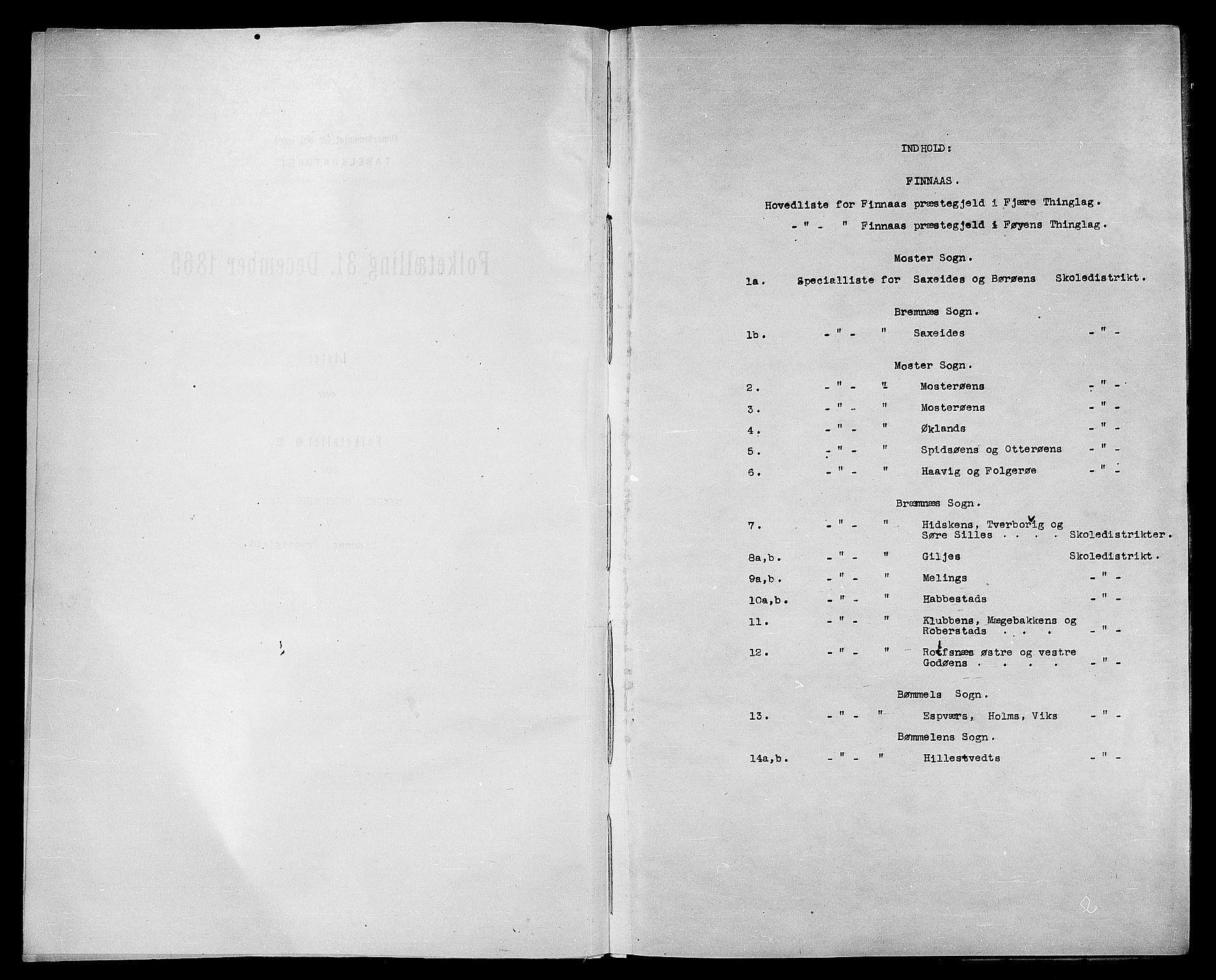 RA, Folketelling 1865 for 1218P Finnås prestegjeld, 1865, s. 4