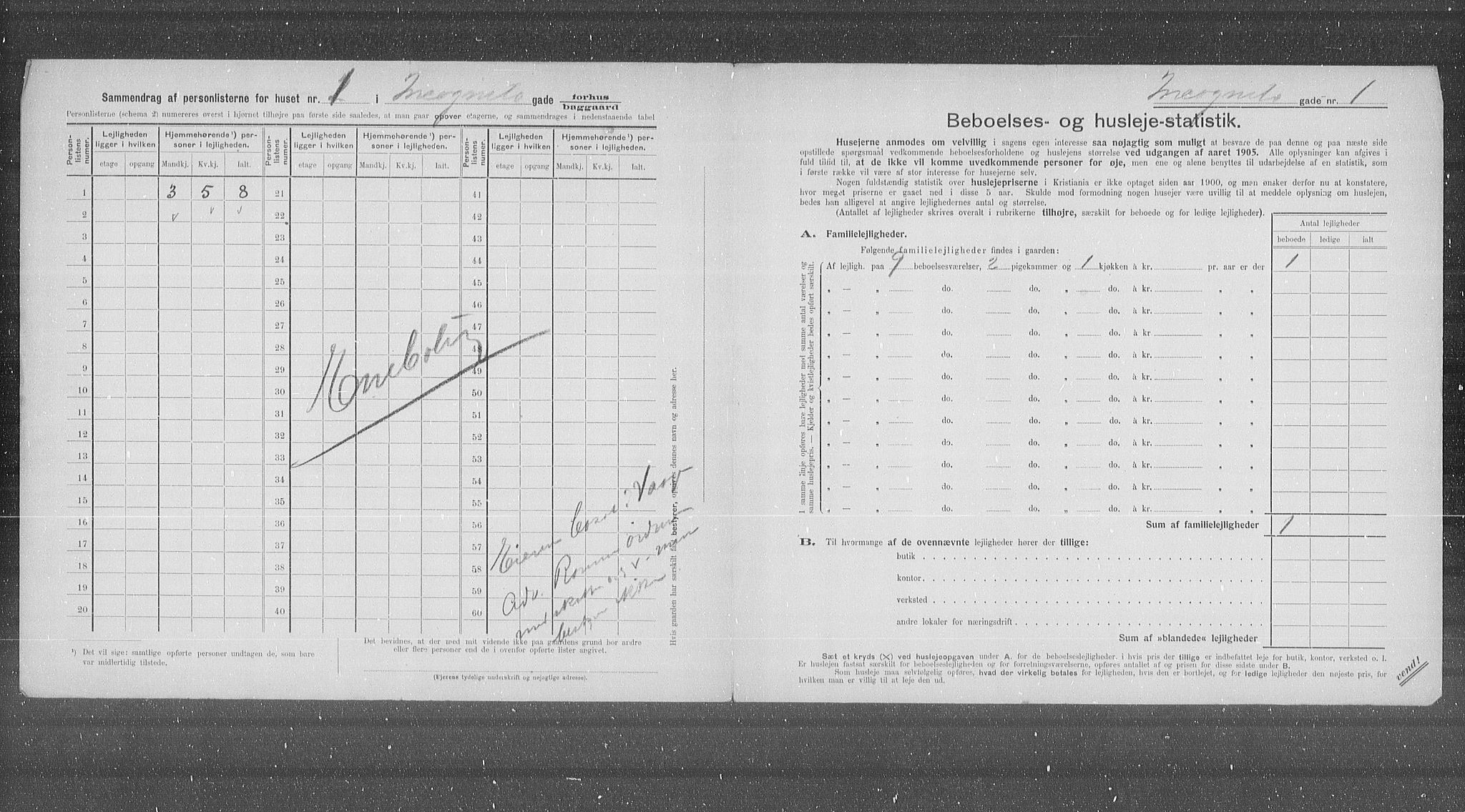 OBA, Kommunal folketelling 31.12.1905 for Kristiania kjøpstad, 1905, s. 23266