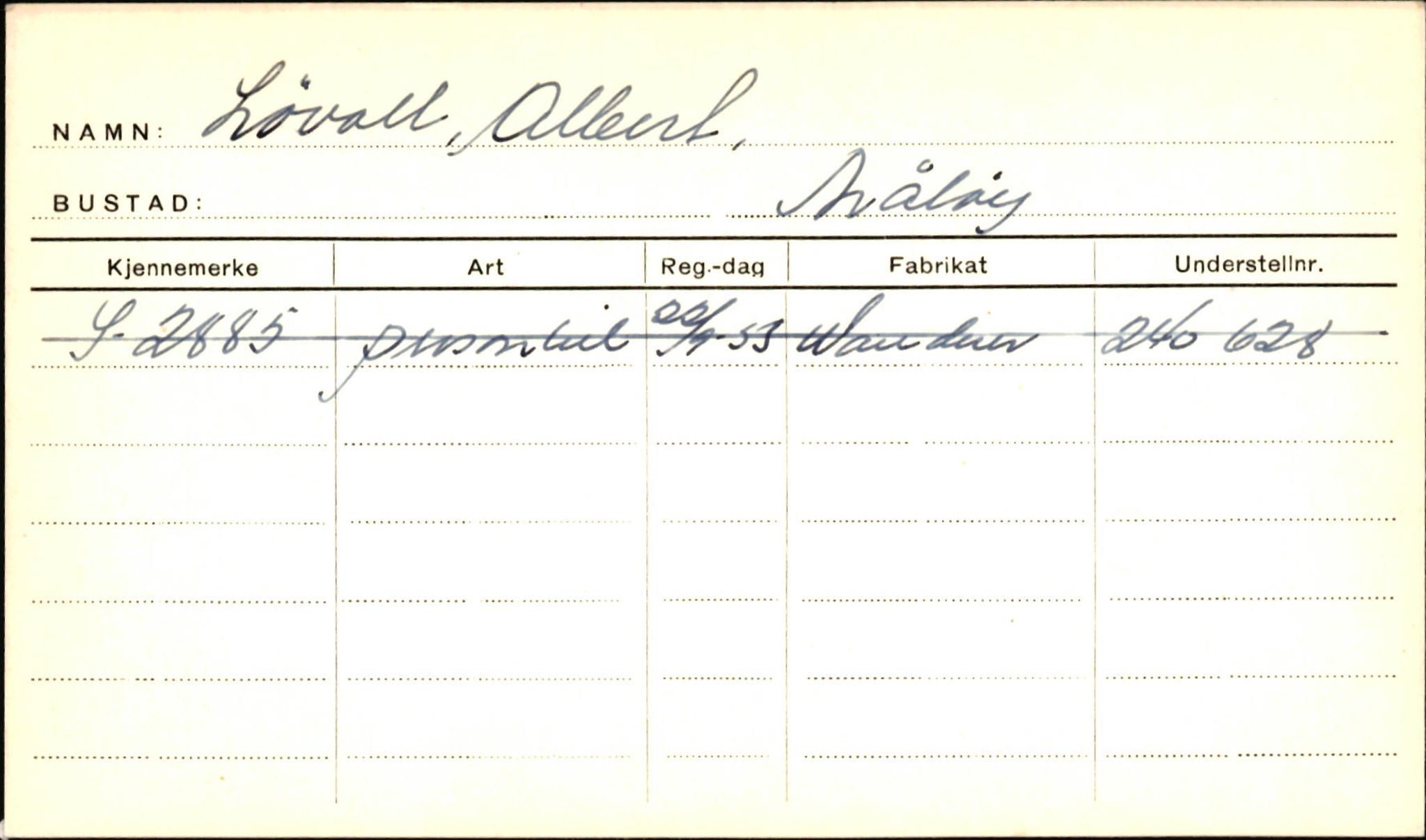 Statens vegvesen, Sogn og Fjordane vegkontor, AV/SAB-A-5301/4/F/L0001B: Eigarregister Fjordane til 1.6.1961, 1930-1961, s. 760