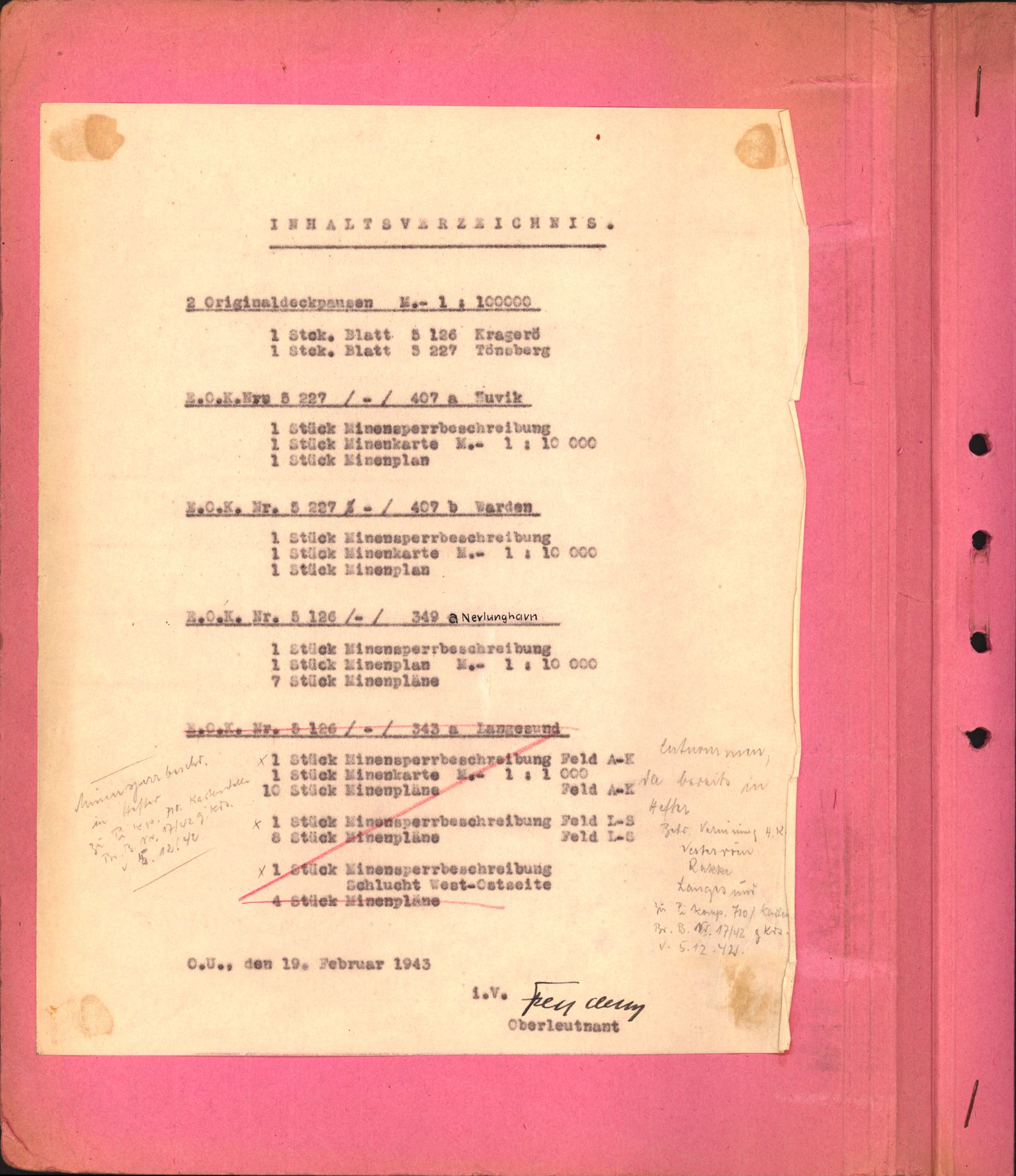 Forsvarets Overkommando. 2 kontor. Arkiv 11.4. Spredte tyske arkivsaker, AV/RA-RAFA-7031/D/Dar/Darc/L0031: Tysk marine og marineartilleri, 1940-1943, s. 148