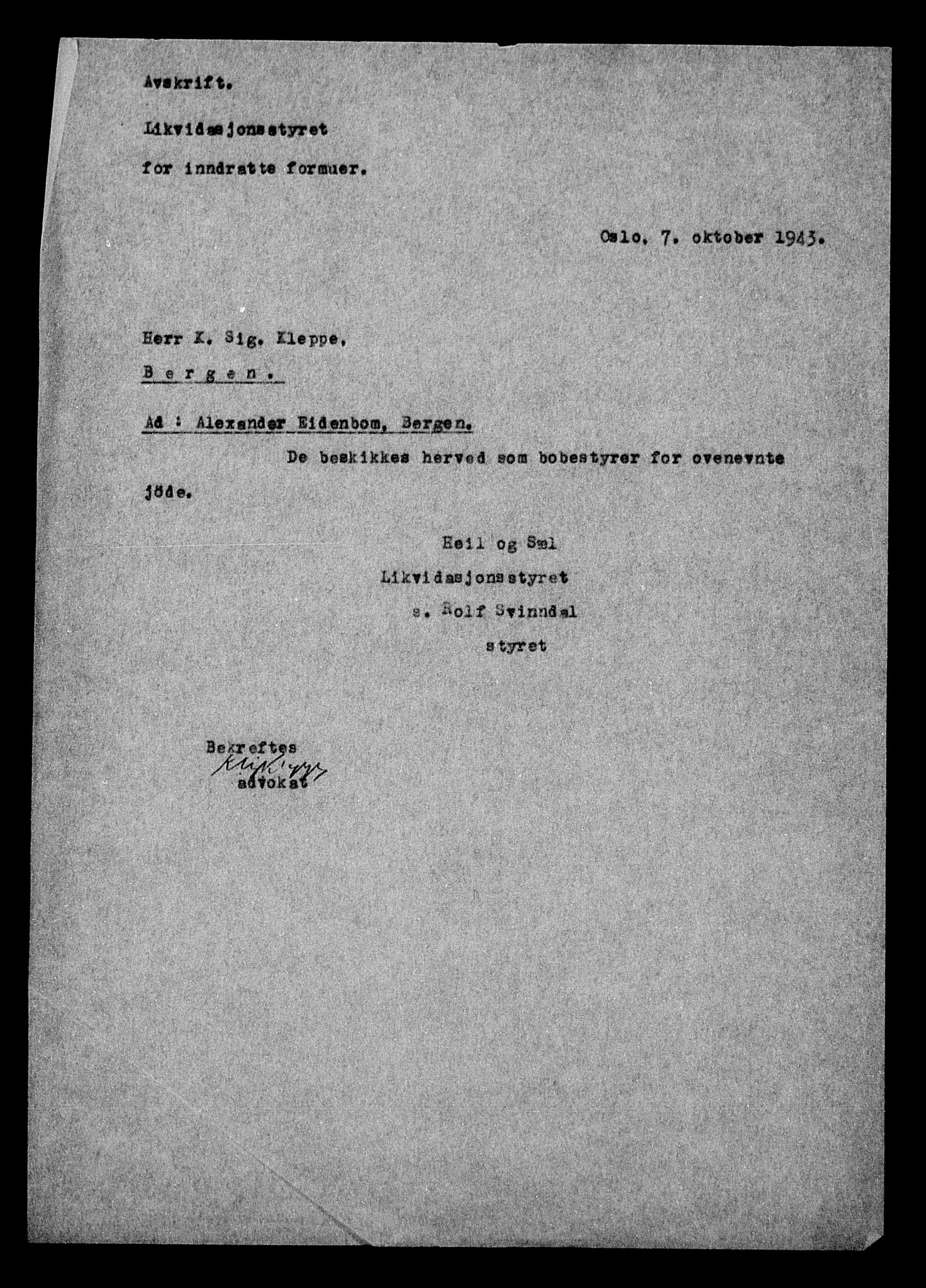 Justisdepartementet, Tilbakeføringskontoret for inndratte formuer, AV/RA-S-1564/H/Hc/Hcd/L0994: --, 1945-1947, s. 511