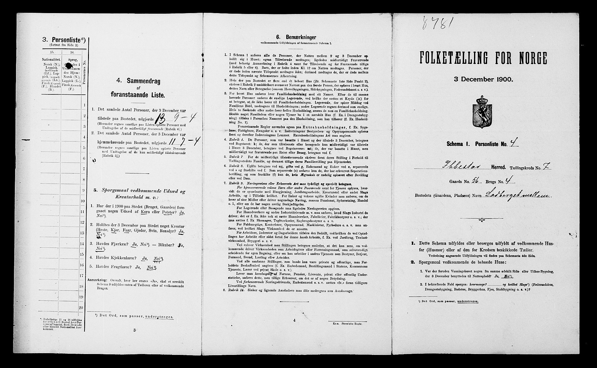 SATØ, Folketelling 1900 for 1917 Ibestad herred, 1900, s. 994