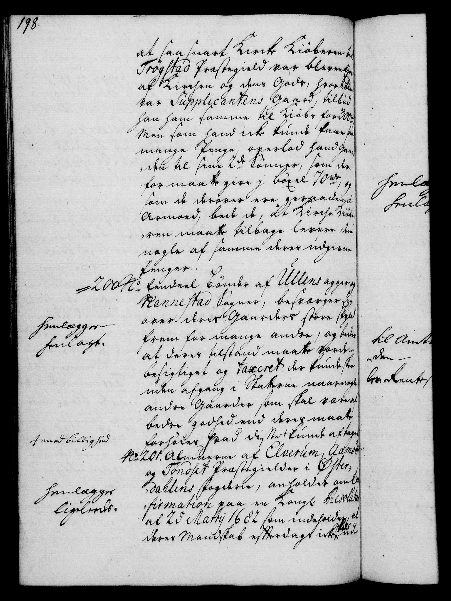 Rentekammeret, Kammerkanselliet, RA/EA-3111/G/Gh/Gha/L0015: Norsk ekstraktmemorialprotokoll (merket RK 53.60), 1733, s. 198