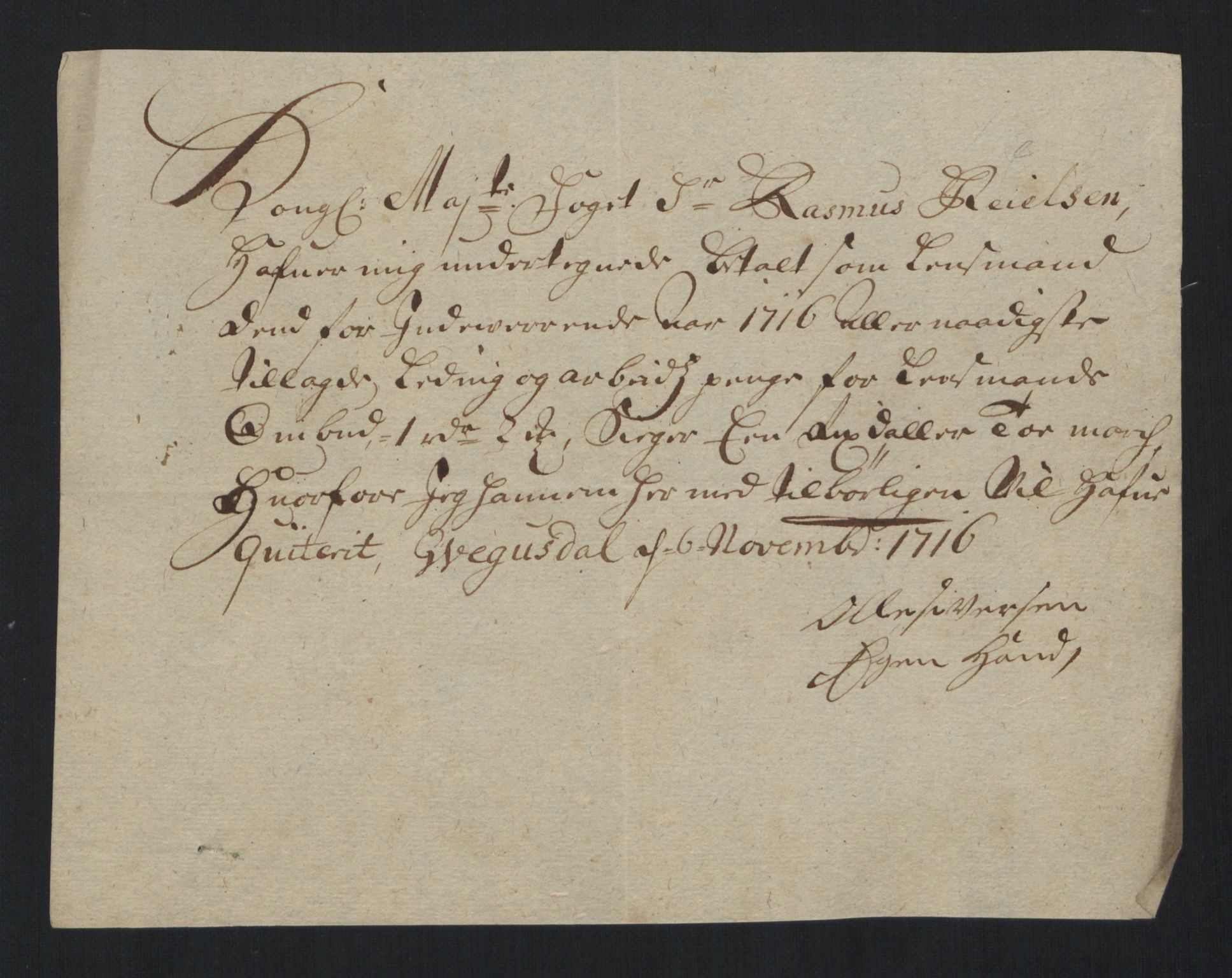 Rentekammeret inntil 1814, Reviderte regnskaper, Fogderegnskap, AV/RA-EA-4092/R40/L2452: Fogderegnskap Råbyggelag, 1716-1717, s. 122