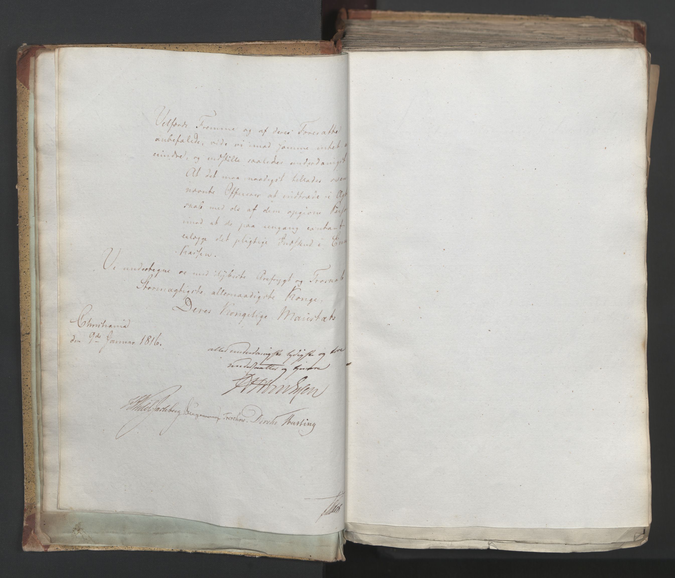 Statsrådsavdelingen i Stockholm, AV/RA-S-1003/D/Da/L0005: Regjeringsinnstillinger nr. 1000-1246, 1816, s. 12