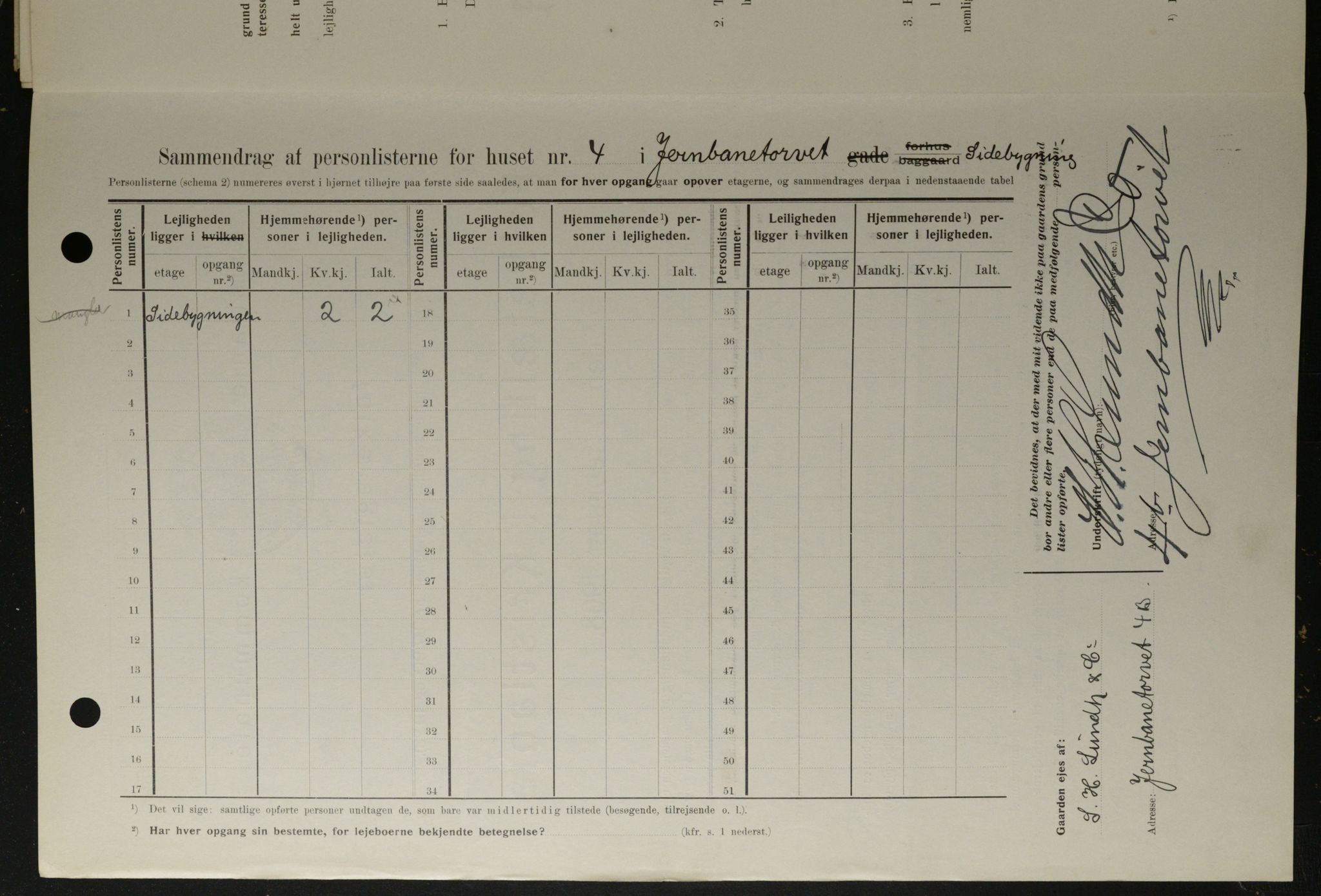 OBA, Kommunal folketelling 1.2.1908 for Kristiania kjøpstad, 1908, s. 41926