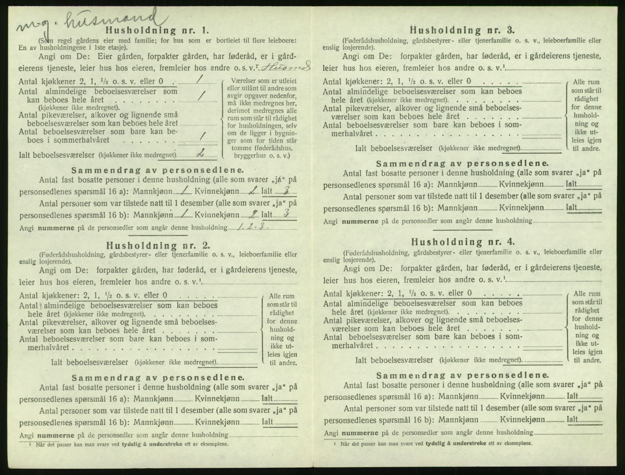 SAT, Folketelling 1920 for 1529 Skodje herred, 1920, s. 352