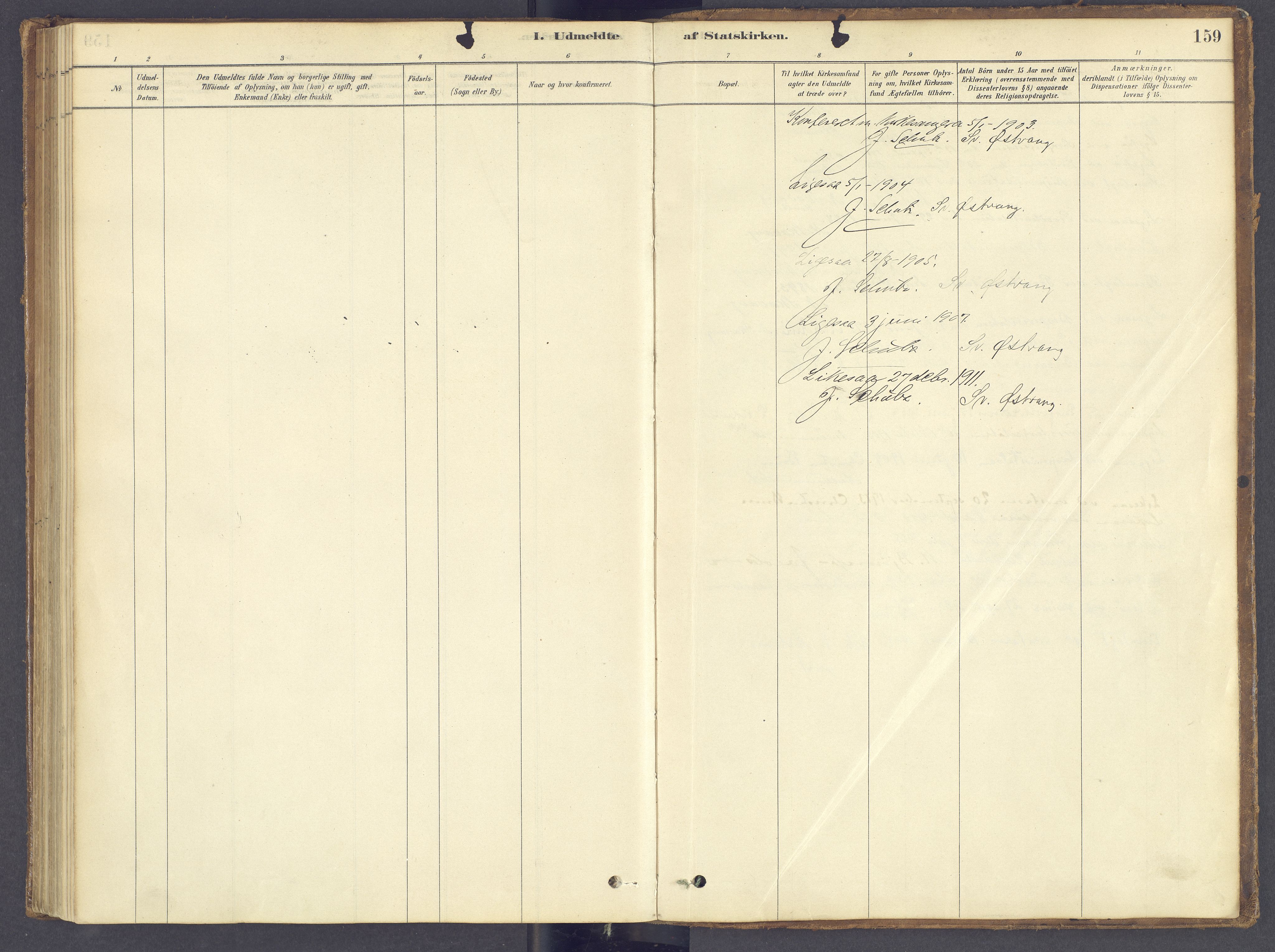 Tolga prestekontor, AV/SAH-PREST-062/K/L0012: Ministerialbok nr. 12, 1877-1925, s. 159