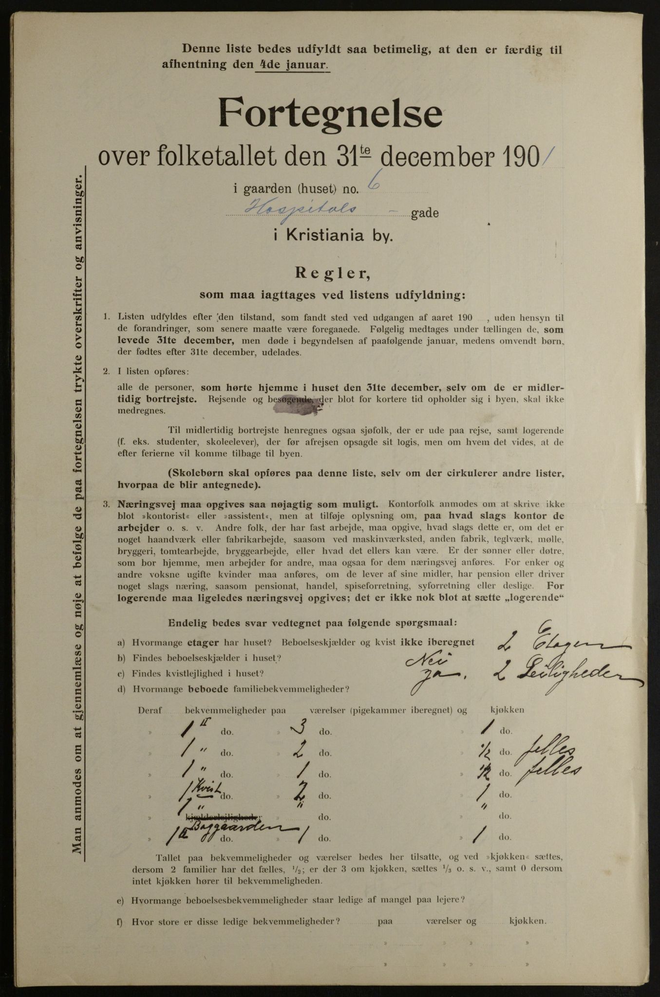 OBA, Kommunal folketelling 31.12.1901 for Kristiania kjøpstad, 1901, s. 6539