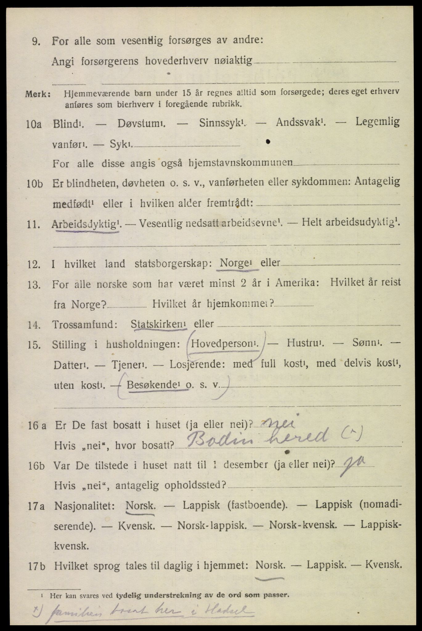 SAT, Folketelling 1920 for 1866 Hadsel herred, 1920, s. 15833