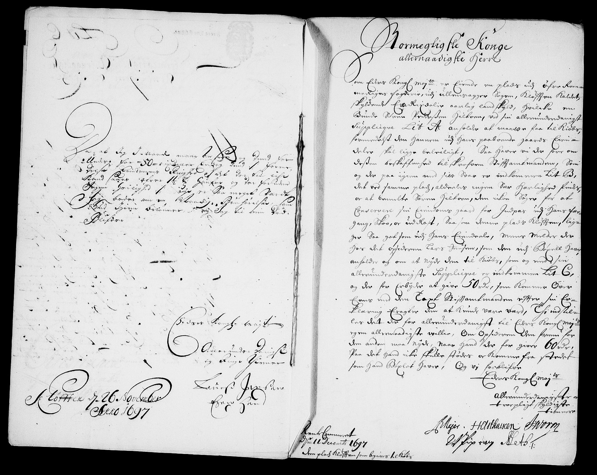 Rentekammeret inntil 1814, Realistisk ordnet avdeling, RA/EA-4070/On/L0013: [Jj 14]: Forskjellige dokumenter om krongodset i Norge, 1672-1722, s. 338