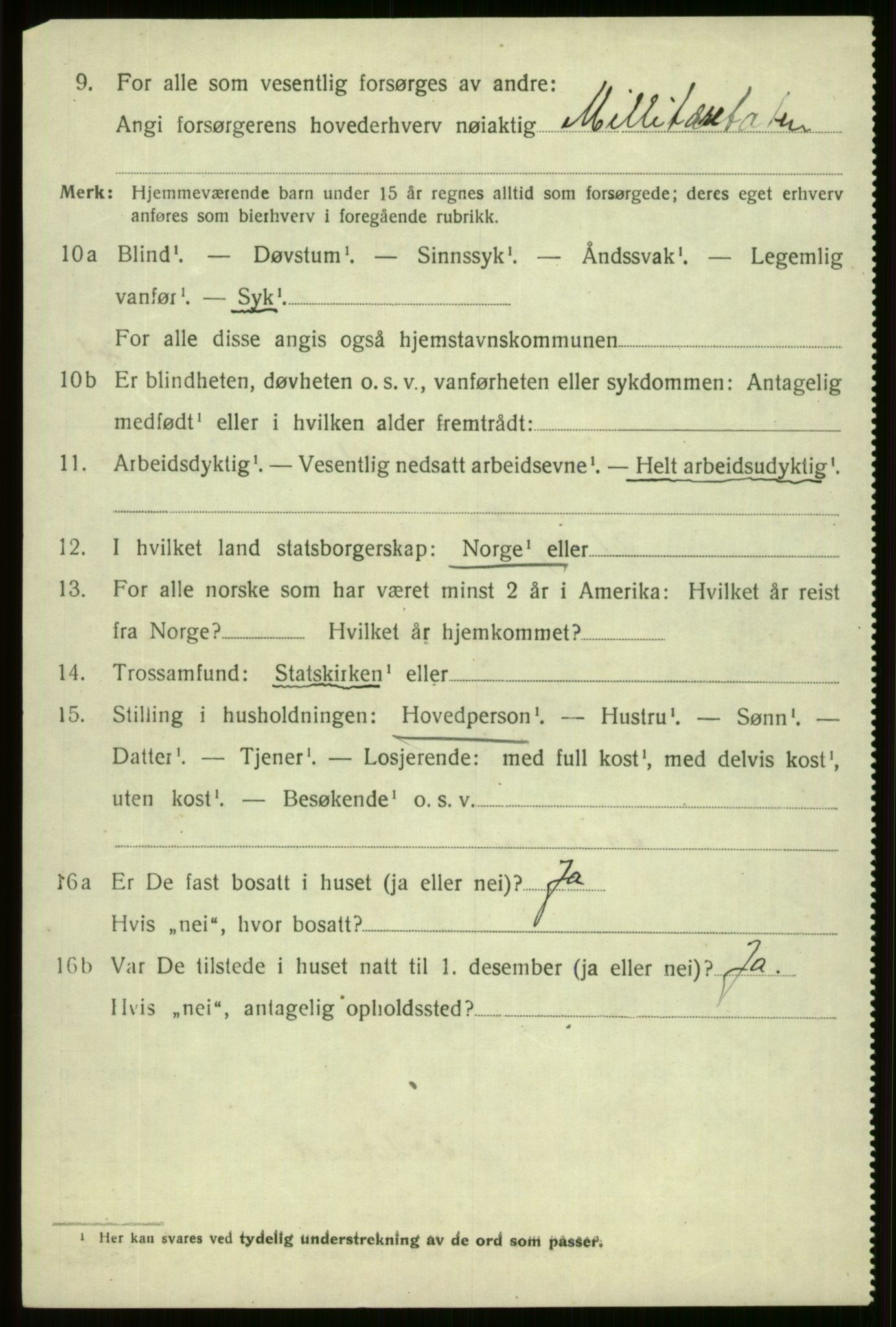 SAB, Folketelling 1920 for 1235 Voss herred, 1920, s. 14898
