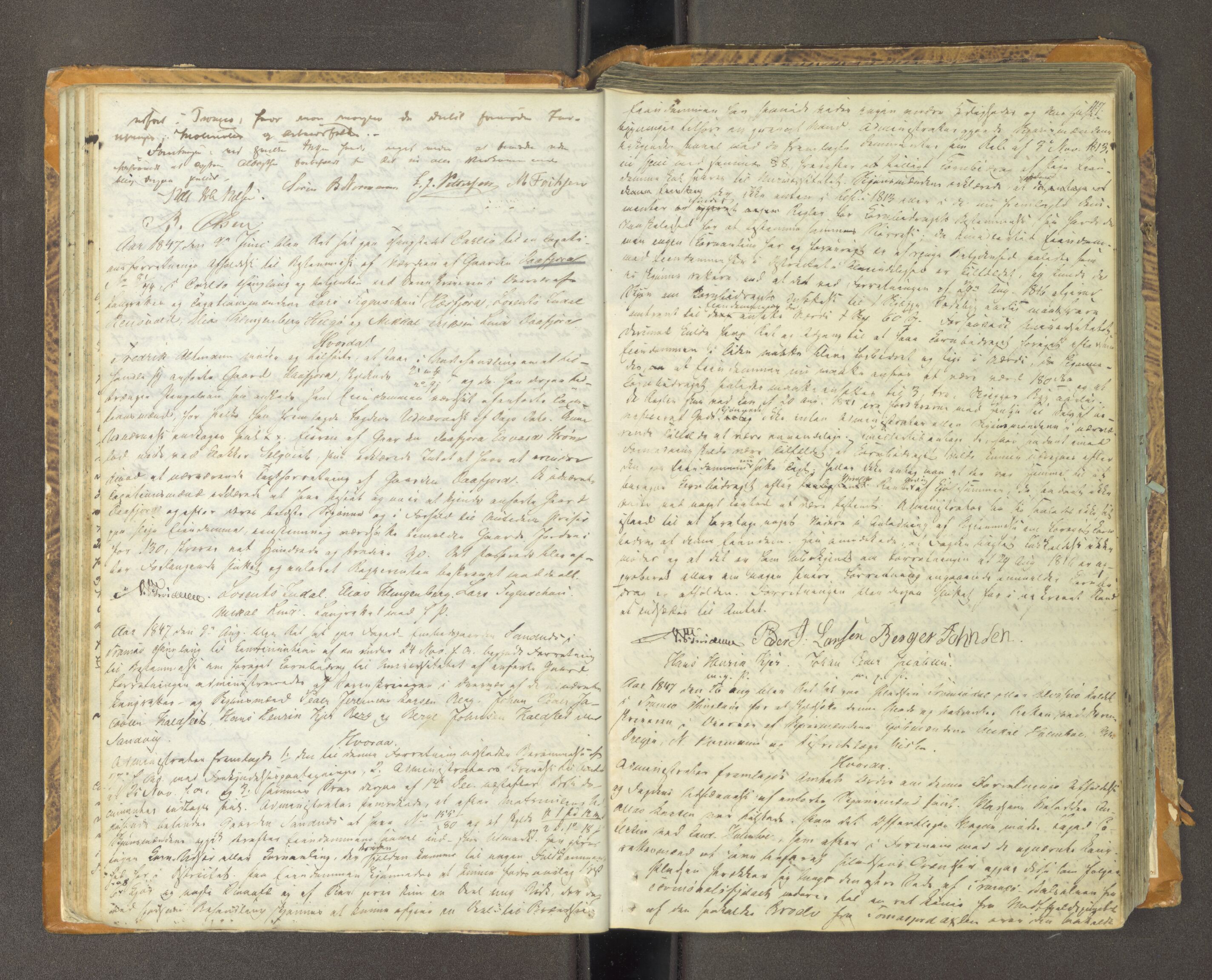Tromsø sorenskriveri 1855-, AV/SATØ-S-0050/F/Fe/L0123: Ekstrarettsprotokoll med register (dekker også Senja distrikt til 1855), 1841-1865, s. 46b-47a