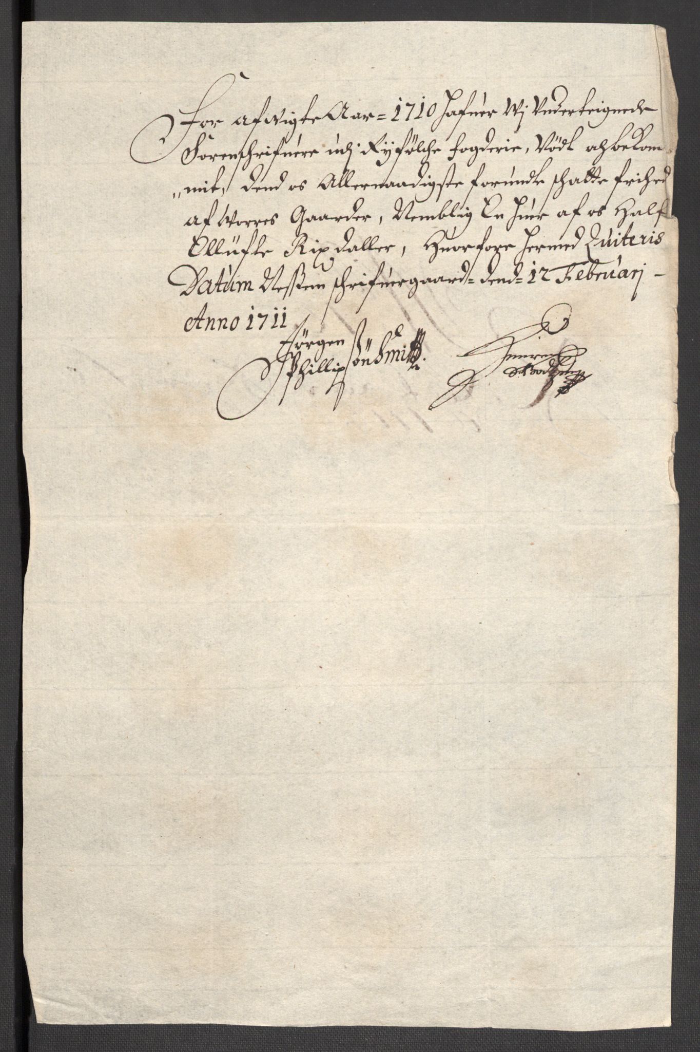 Rentekammeret inntil 1814, Reviderte regnskaper, Fogderegnskap, AV/RA-EA-4092/R47/L2862: Fogderegnskap Ryfylke, 1710, s. 58