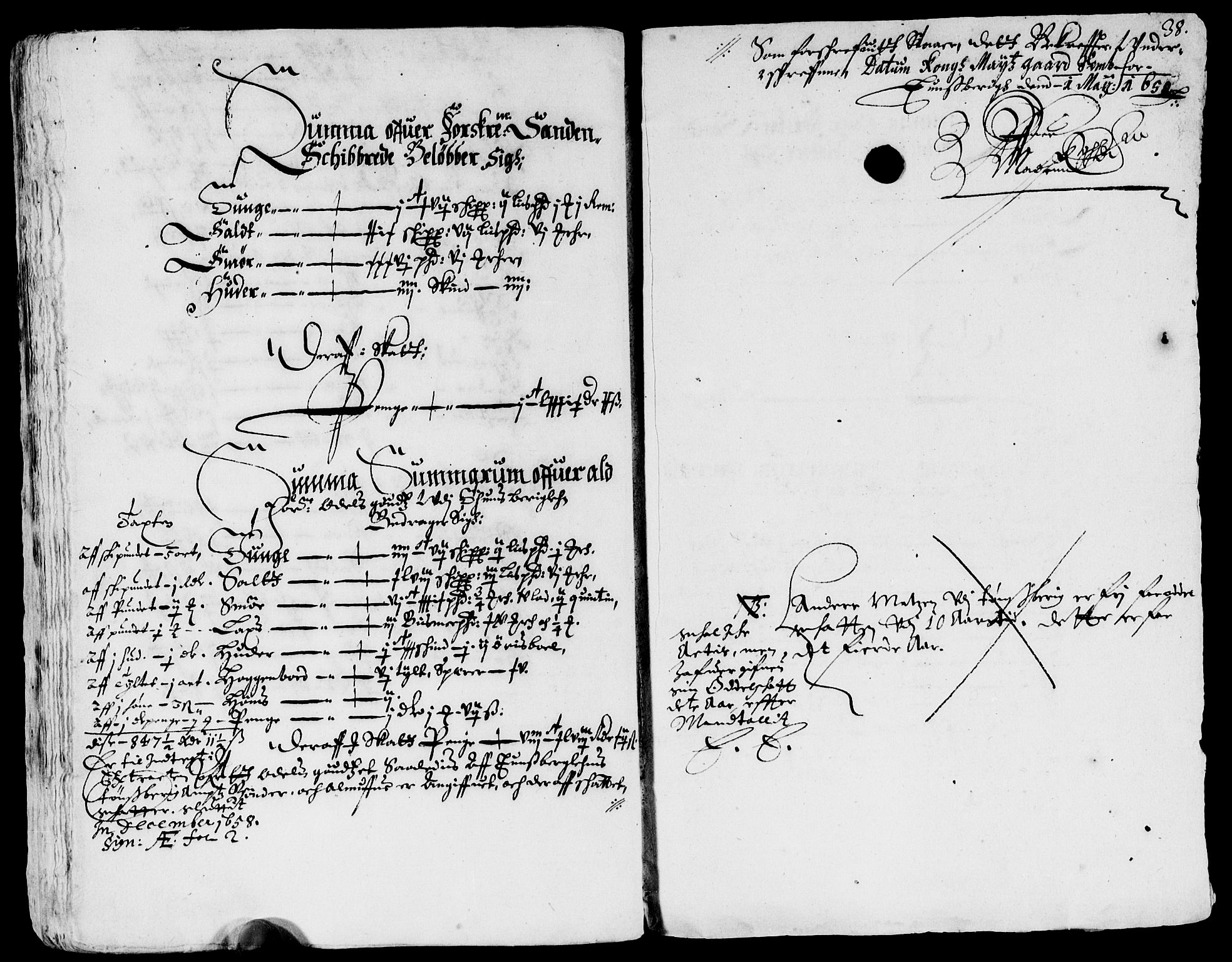 Rentekammeret inntil 1814, Reviderte regnskaper, Lensregnskaper, AV/RA-EA-5023/R/Rb/Rbo/L0034: Tønsberg len, 1657-1659
