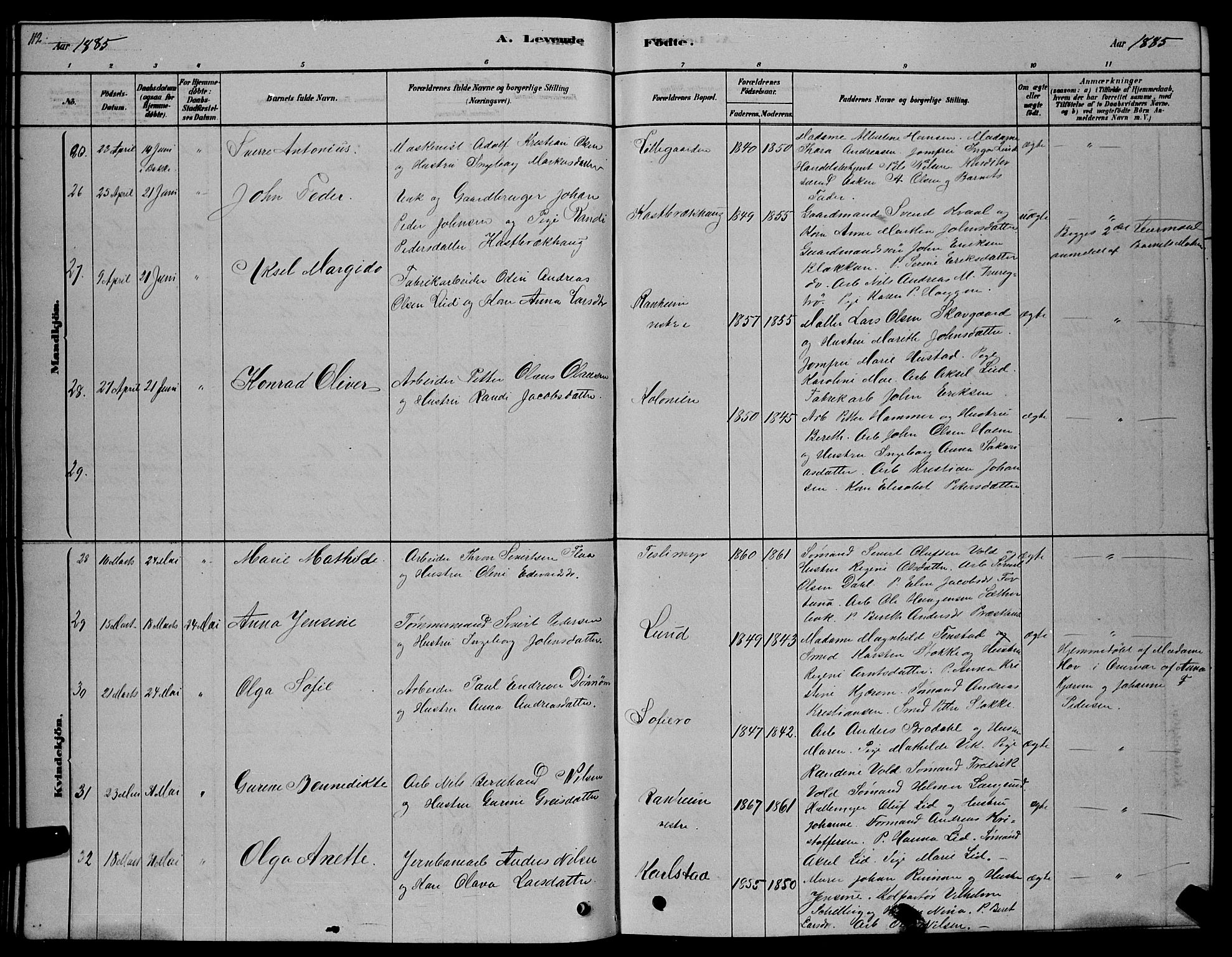 Ministerialprotokoller, klokkerbøker og fødselsregistre - Sør-Trøndelag, SAT/A-1456/606/L0312: Klokkerbok nr. 606C08, 1878-1894, s. 112