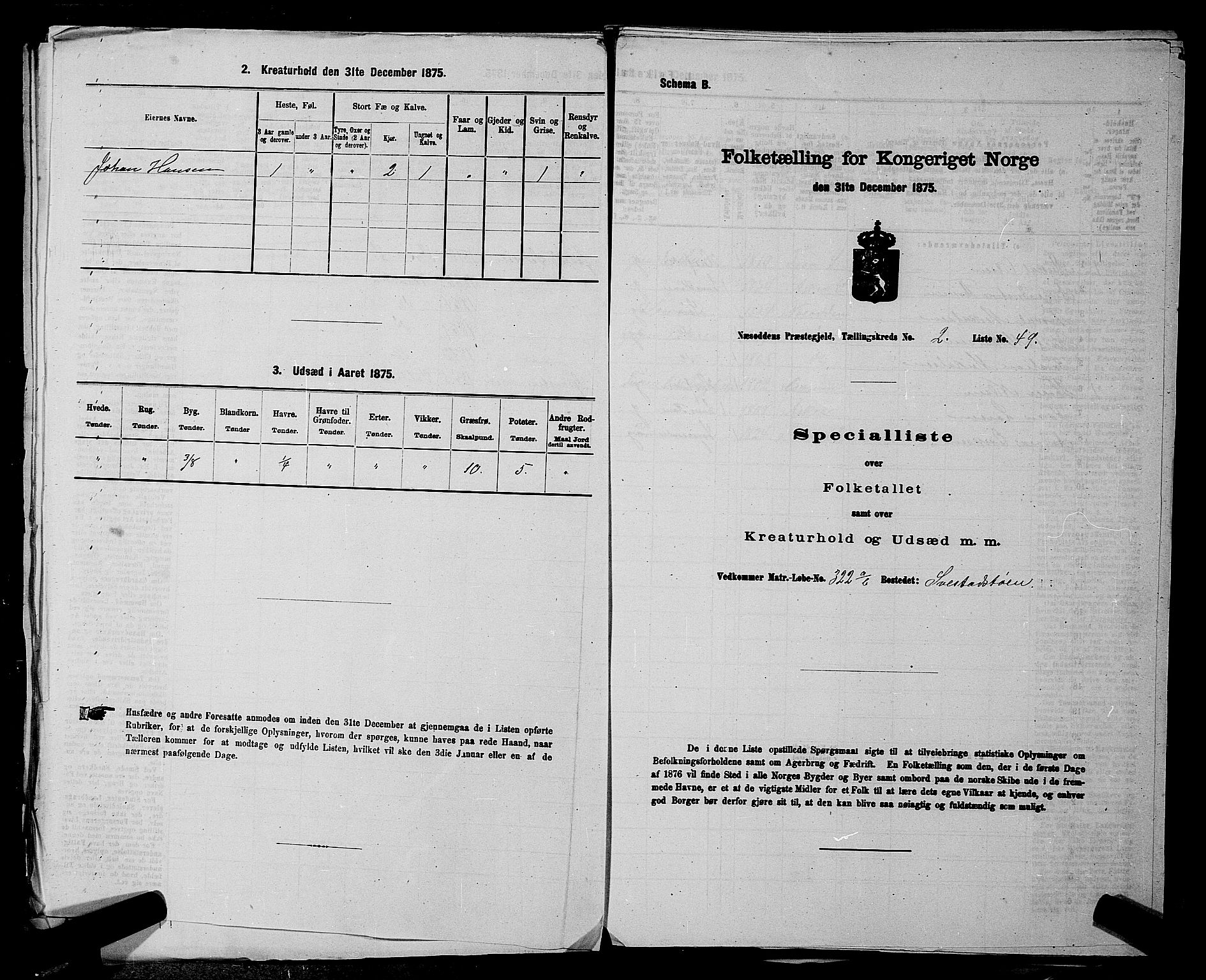 RA, Folketelling 1875 for 0216P Nesodden prestegjeld, 1875, s. 249