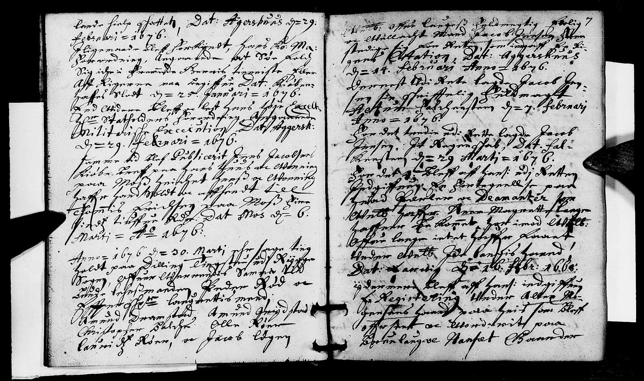 Moss sorenskriveri, SAO/A-10168, 1676-1677, s. 6b-7a