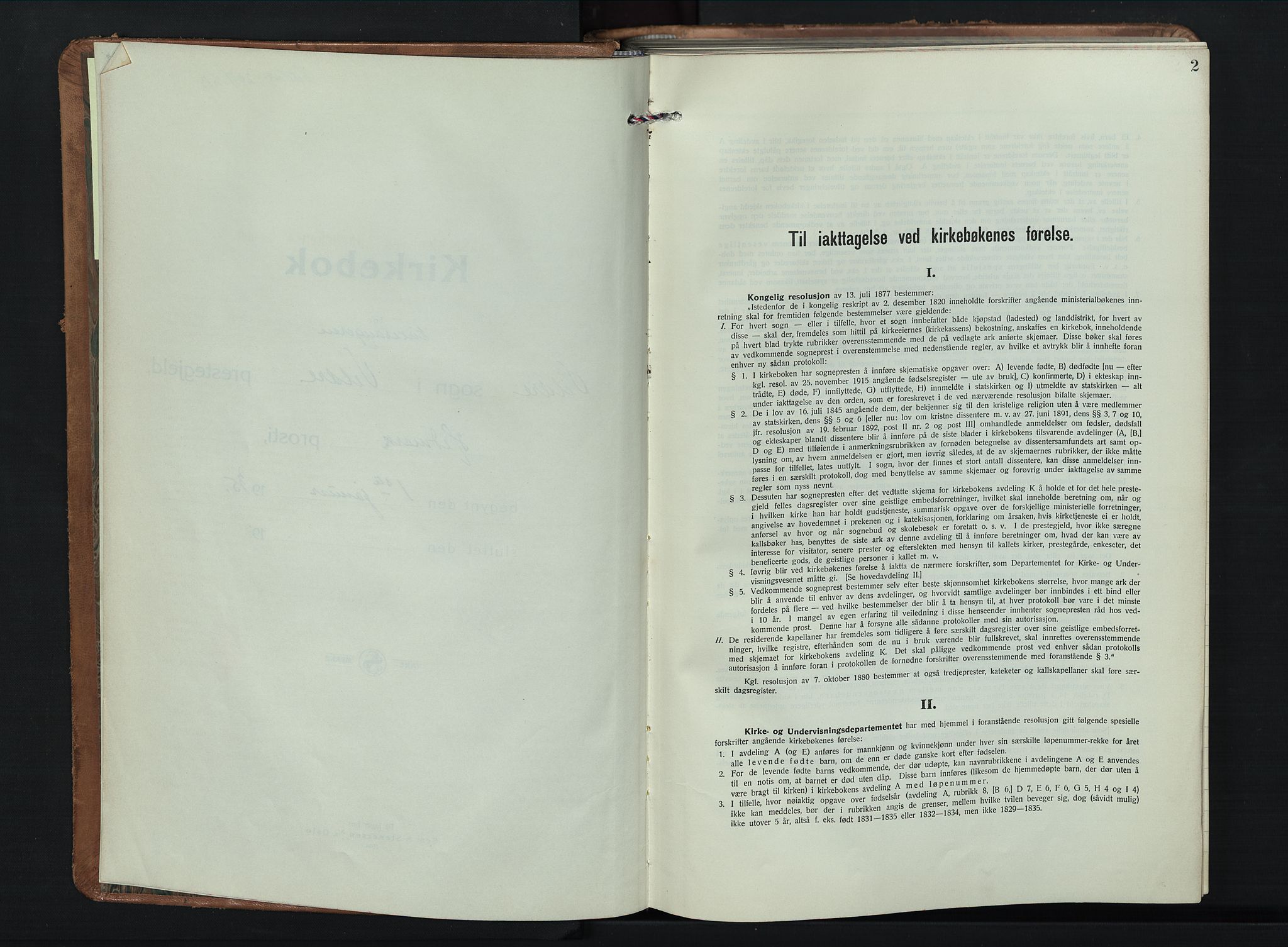 Veldre prestekontor, AV/SAH-PREST-018/L/La/L0002: Klokkerbok nr. 2, 1935-1949, s. 2