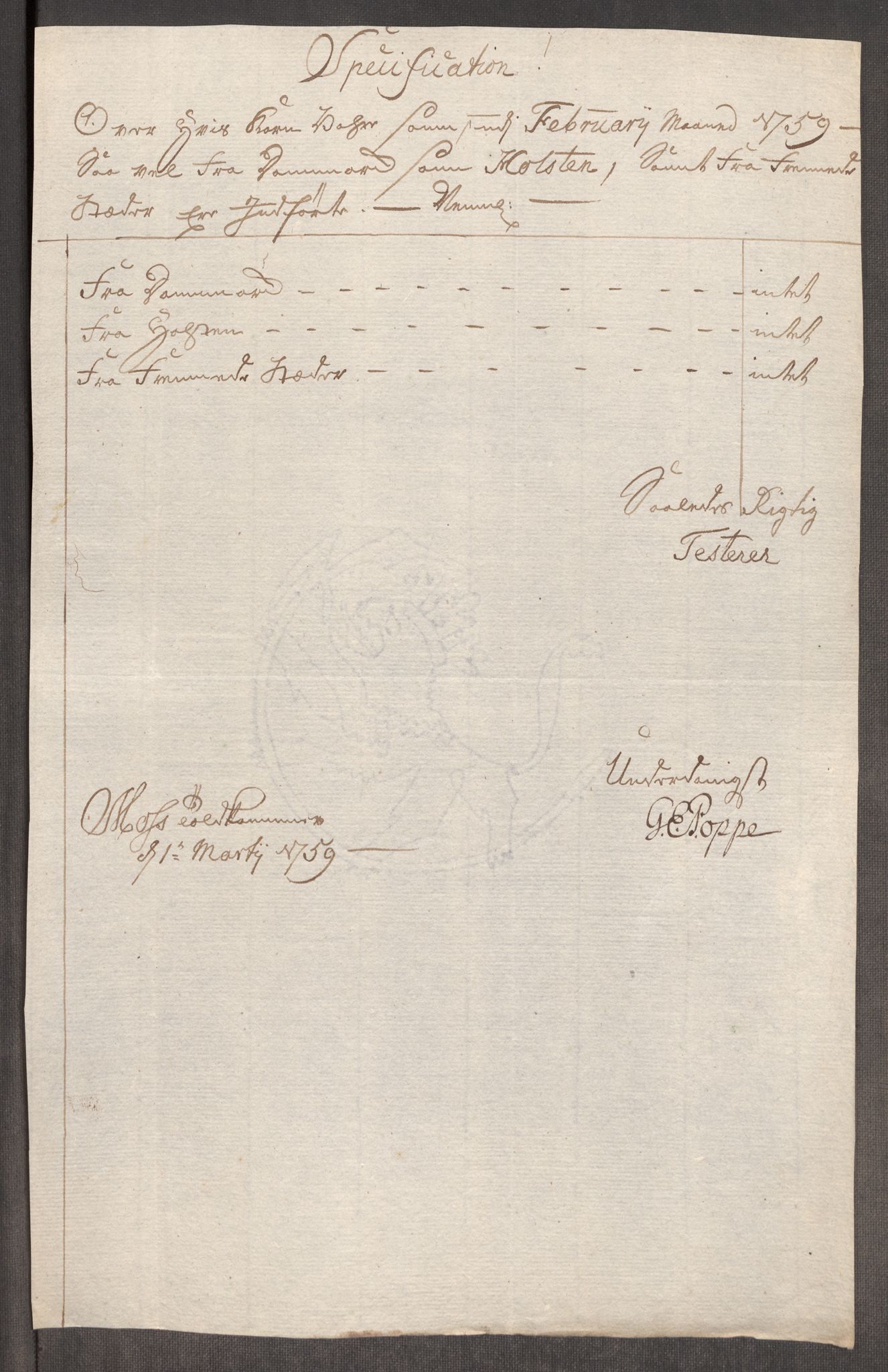 Rentekammeret inntil 1814, Realistisk ordnet avdeling, AV/RA-EA-4070/Oe/L0006: [Ø1]: Priskuranter, 1758-1760, s. 394