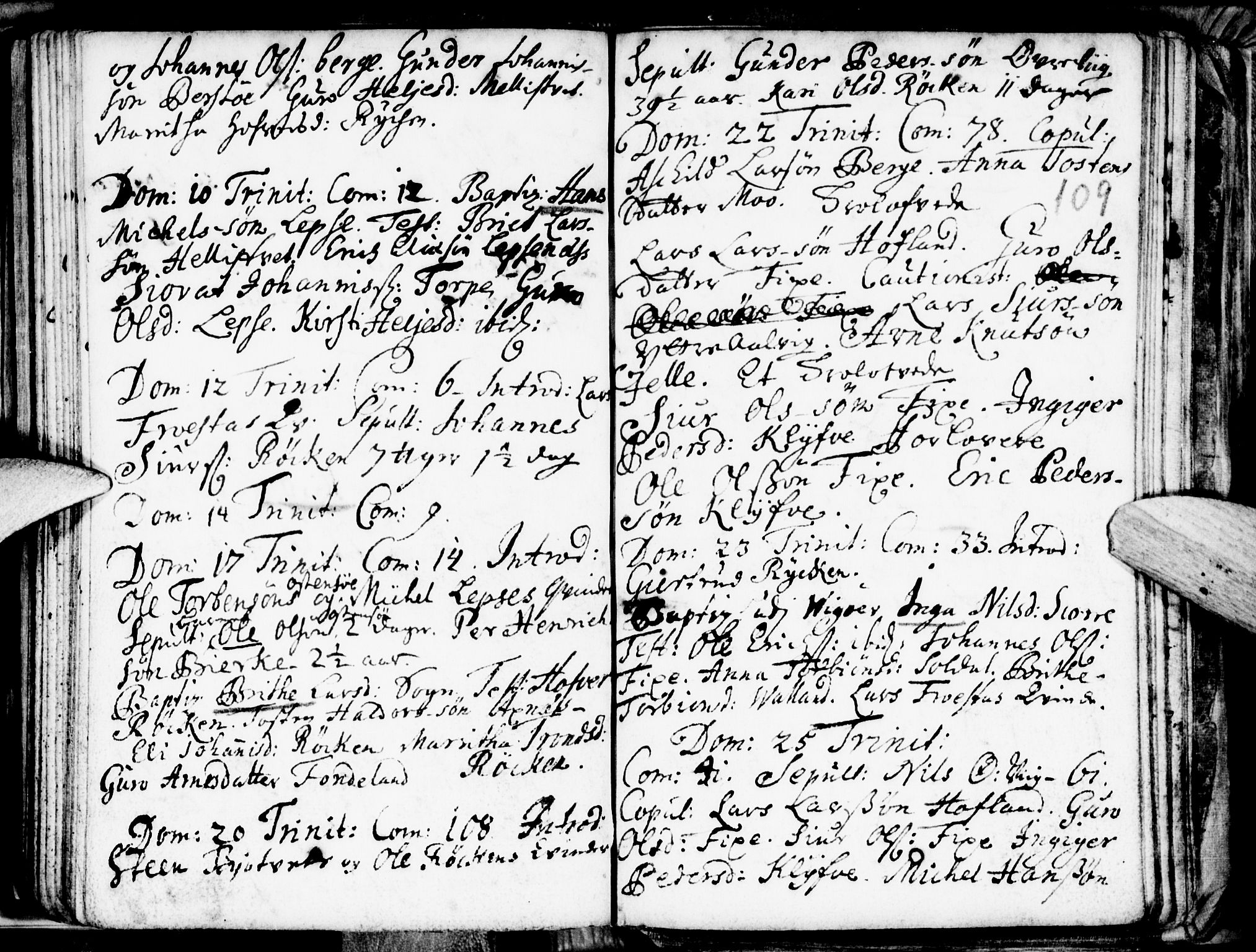 Kvam sokneprestembete, AV/SAB-A-76201/H/Haa: Ministerialbok nr. A 1, 1690-1741, s. 109