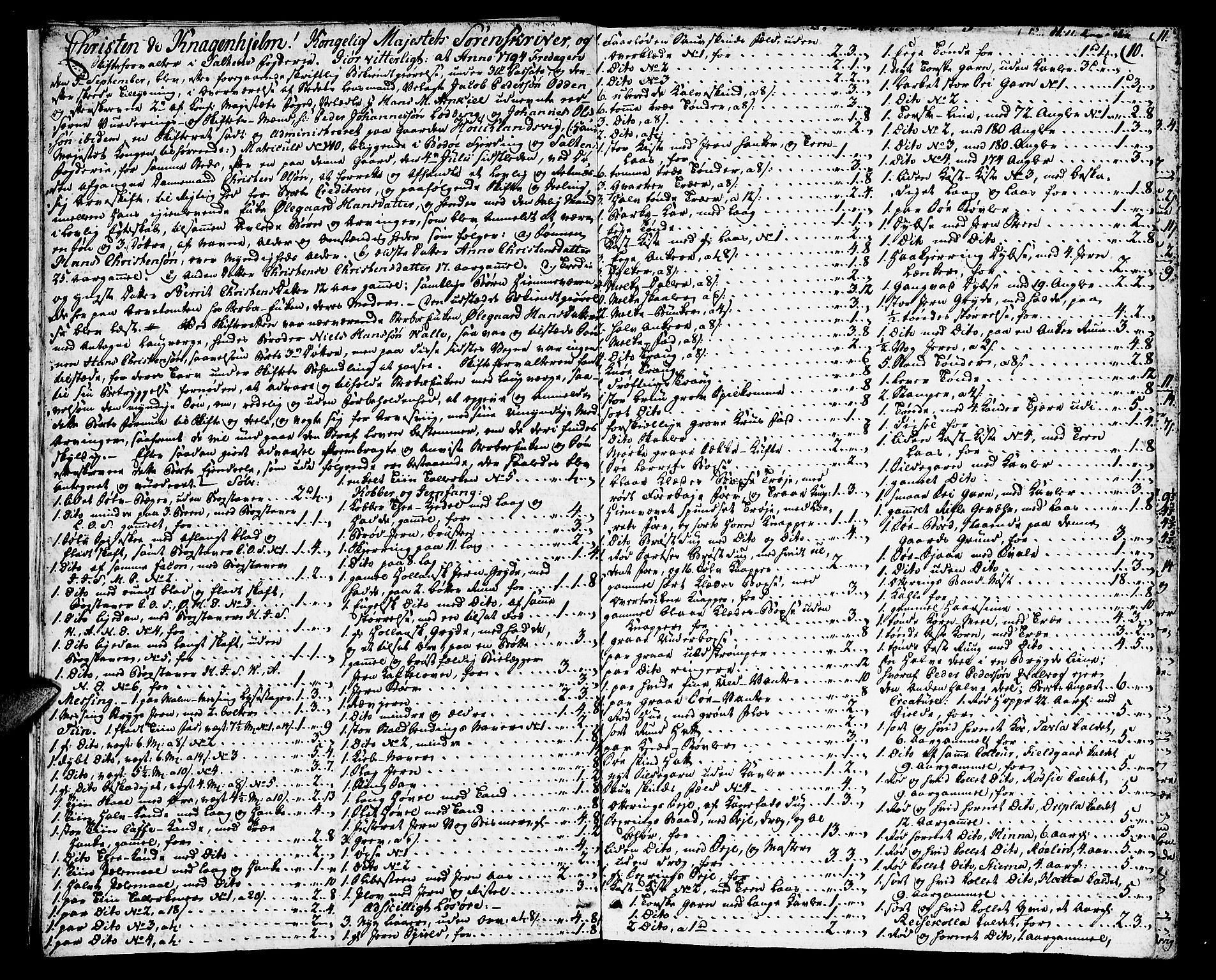 Salten sorenskriveri, AV/SAT-A-4578/1/3/3A/L0030: Skifteprotokoll 14a, 1794-1796, s. 9b-10a