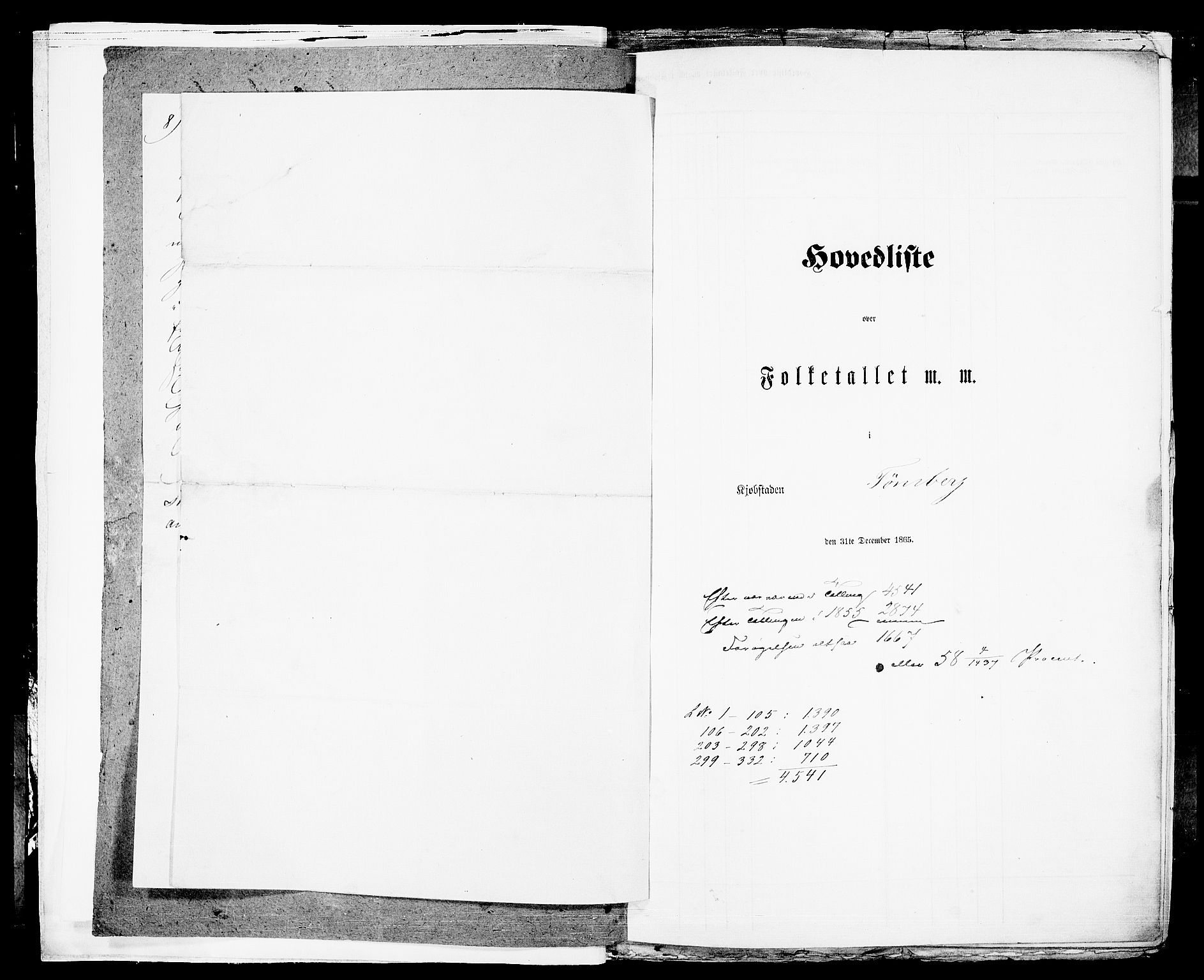 RA, Folketelling 1865 for 0705P Tønsberg prestegjeld, 1865, s. 7