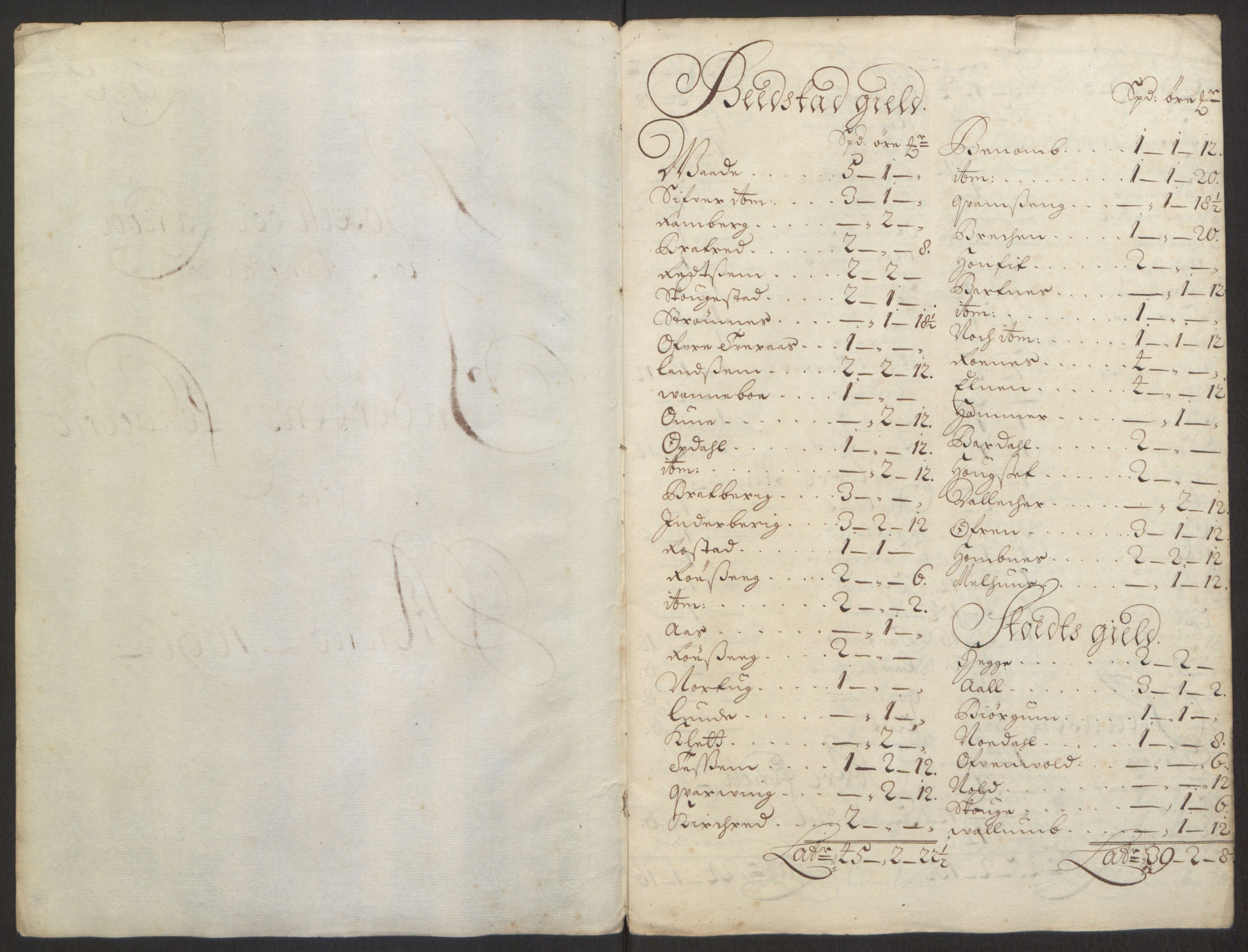 Rentekammeret inntil 1814, Reviderte regnskaper, Fogderegnskap, RA/EA-4092/R63/L4309: Fogderegnskap Inderøy, 1695-1697, s. 156