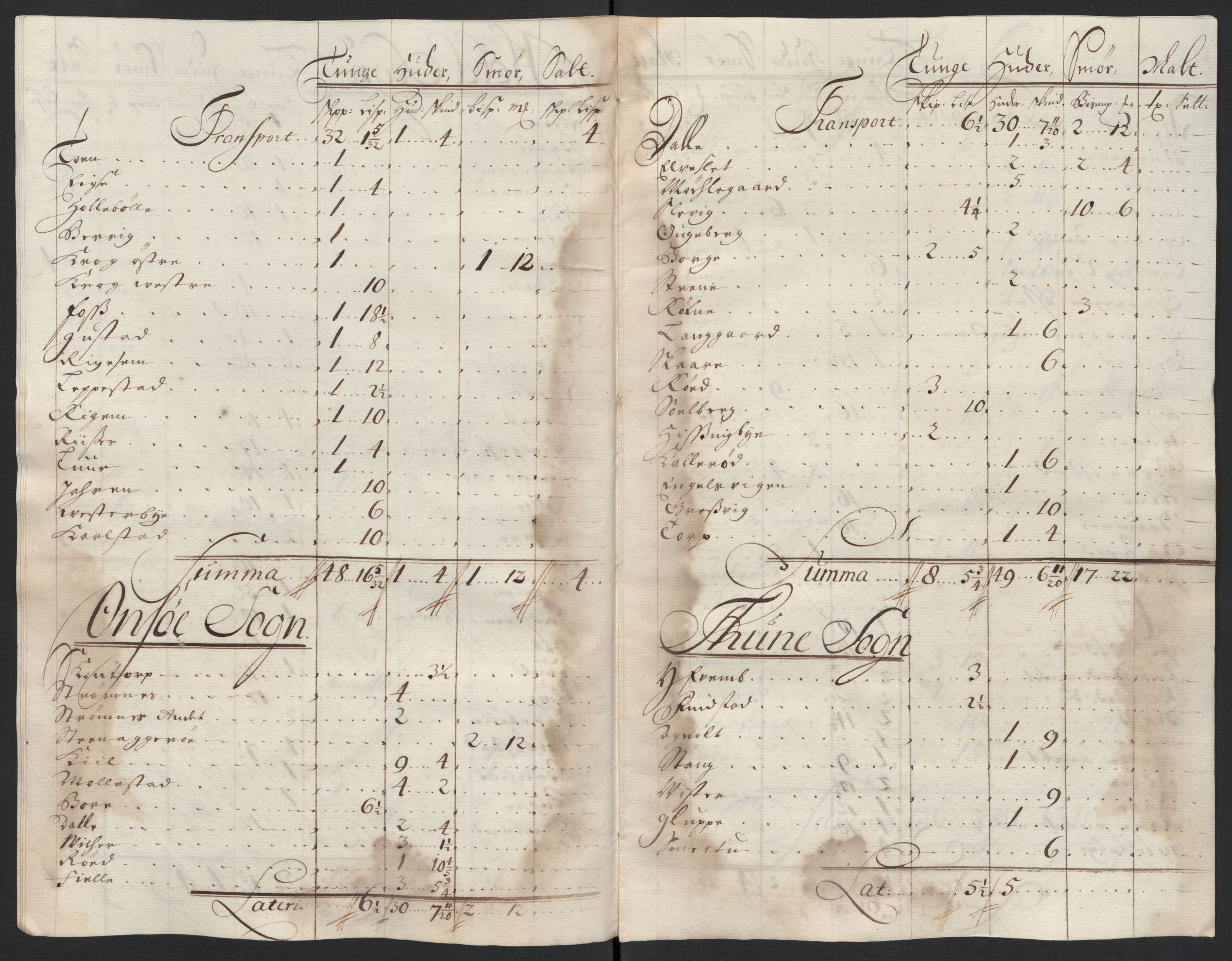 Rentekammeret inntil 1814, Reviderte regnskaper, Fogderegnskap, RA/EA-4092/R04/L0135: Fogderegnskap Moss, Onsøy, Tune, Veme og Åbygge, 1709-1710, s. 115