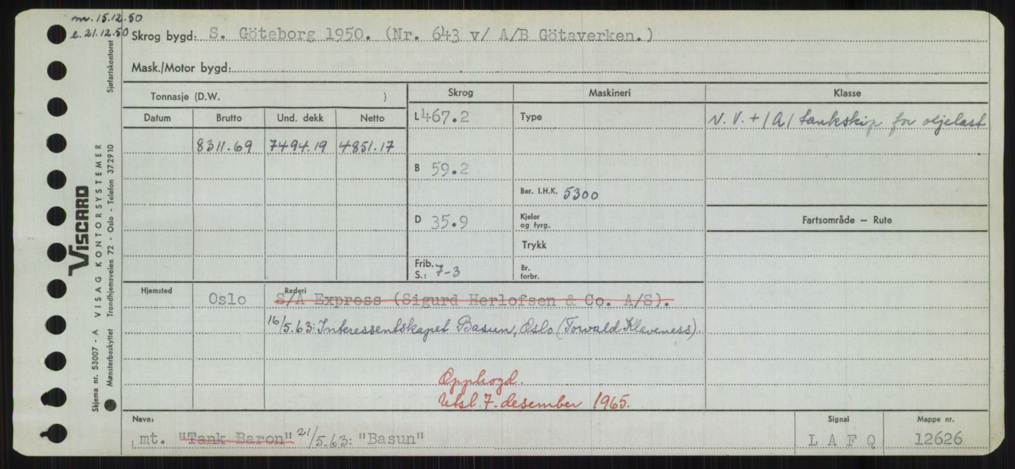 Sjøfartsdirektoratet med forløpere, Skipsmålingen, AV/RA-S-1627/H/Hd/L0003: Fartøy, B-Bev, s. 379