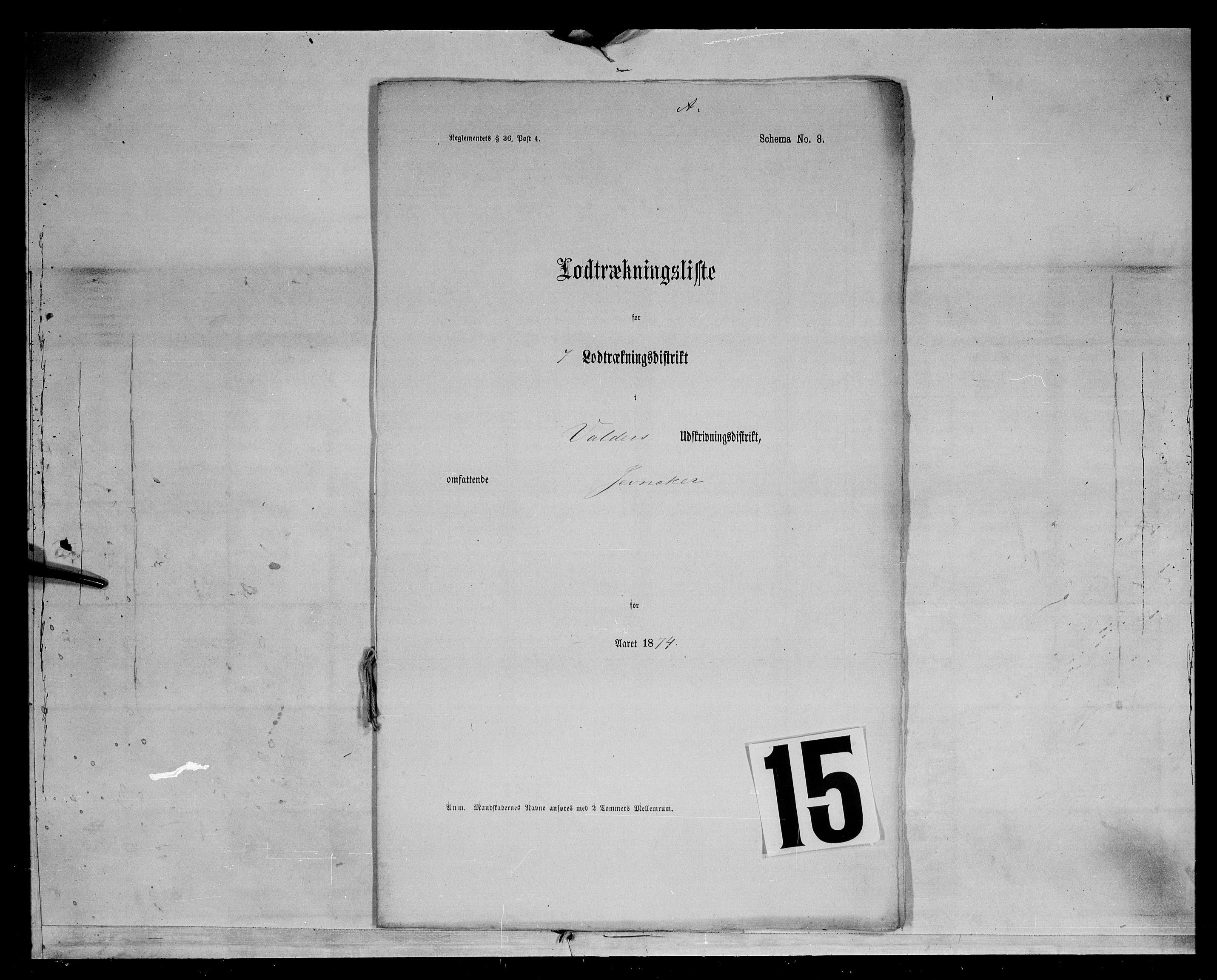 Fylkesmannen i Oppland, SAH/FYO-002/1/K/Kg/L1166: Gran og Jevnaker, 1860-1879, s. 8427