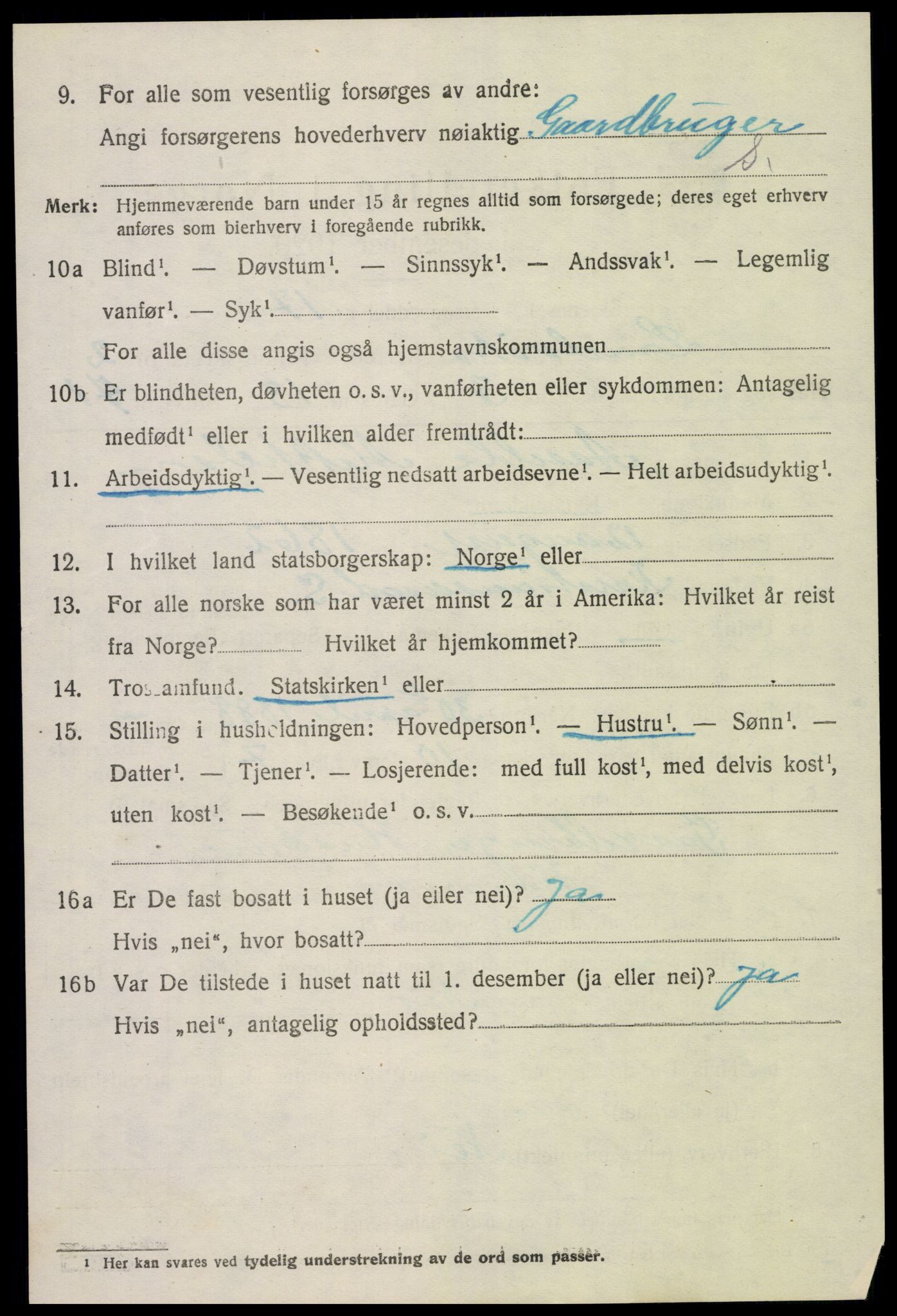 SAK, Folketelling 1920 for 0924 Landvik herred, 1920, s. 1805