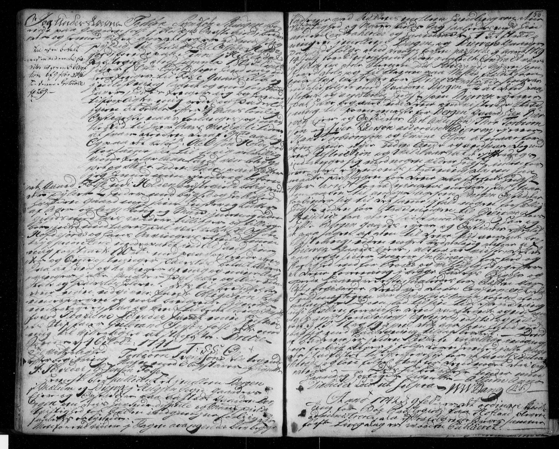 Nedre Telemark sorenskriveri, SAKO/A-135/G/Ga/Gaa/L0001h: Pantebok nr. H, 1738-1752, s. 156