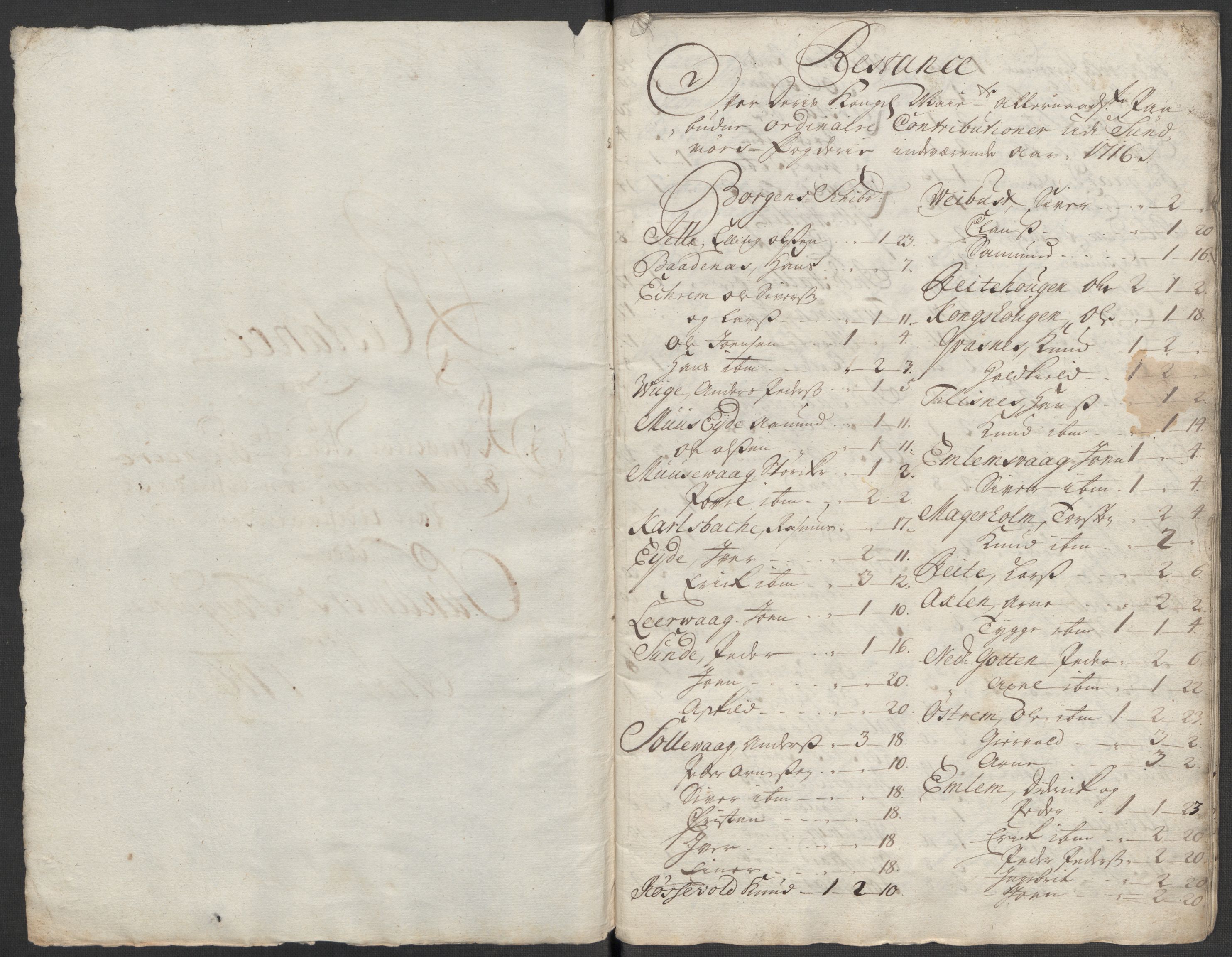 Rentekammeret inntil 1814, Reviderte regnskaper, Fogderegnskap, AV/RA-EA-4092/R54/L3568: Fogderegnskap Sunnmøre, 1716, s. 189