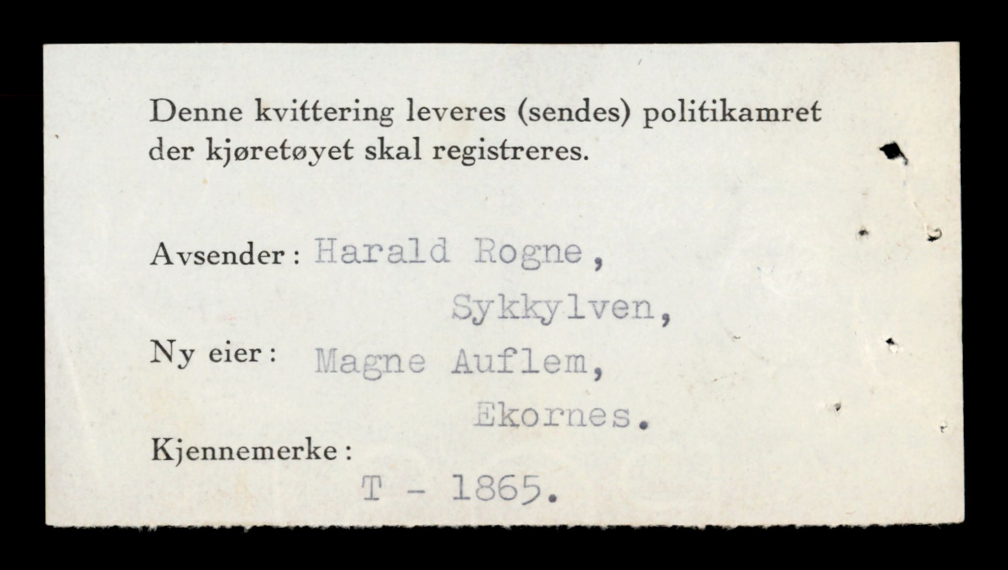 Møre og Romsdal vegkontor - Ålesund trafikkstasjon, AV/SAT-A-4099/F/Fe/L0016: Registreringskort for kjøretøy T 1851 - T 1984, 1927-1998, s. 288